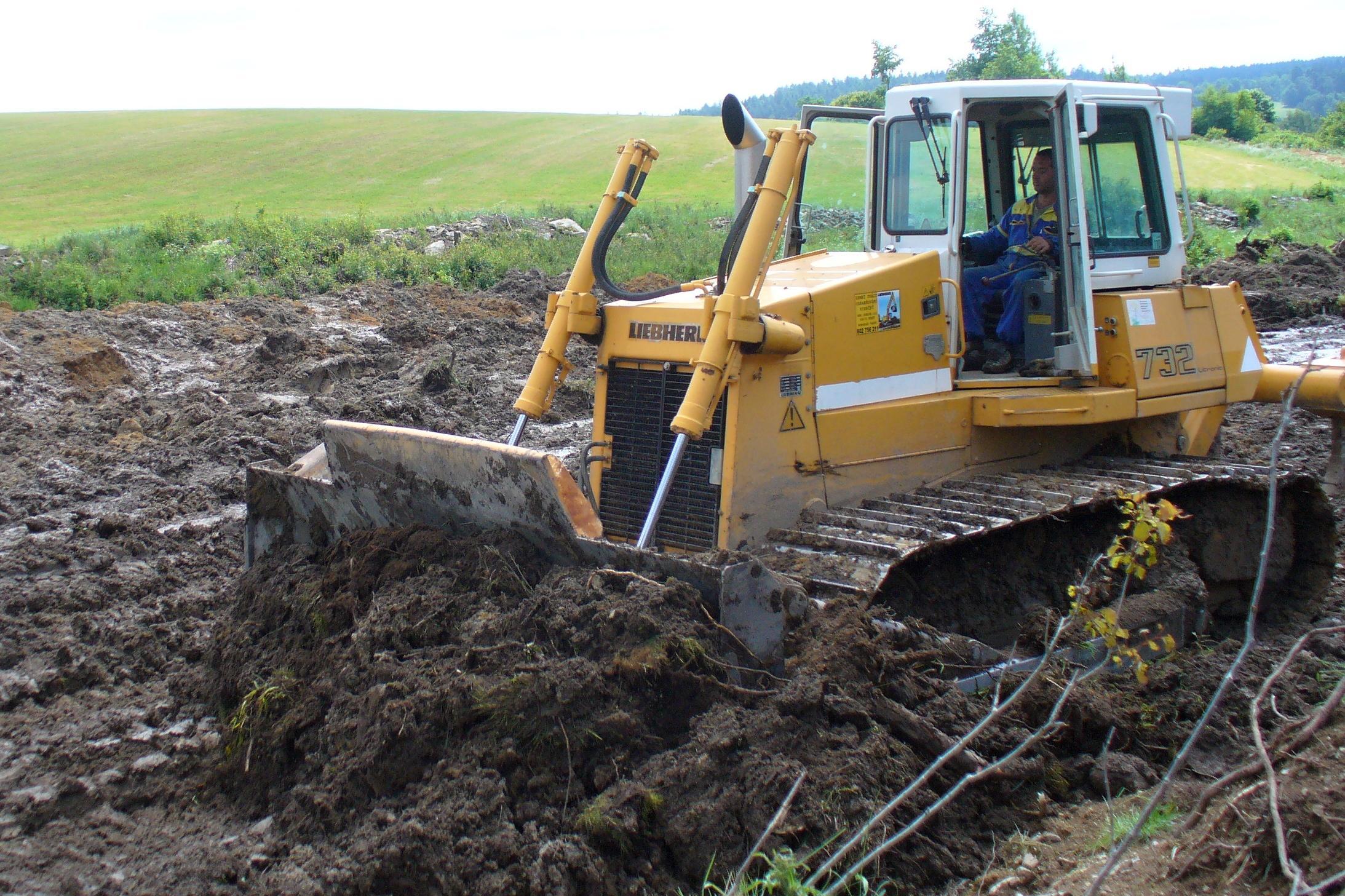 Výstavba a odbahňování rybníků - Miroslav Vašek