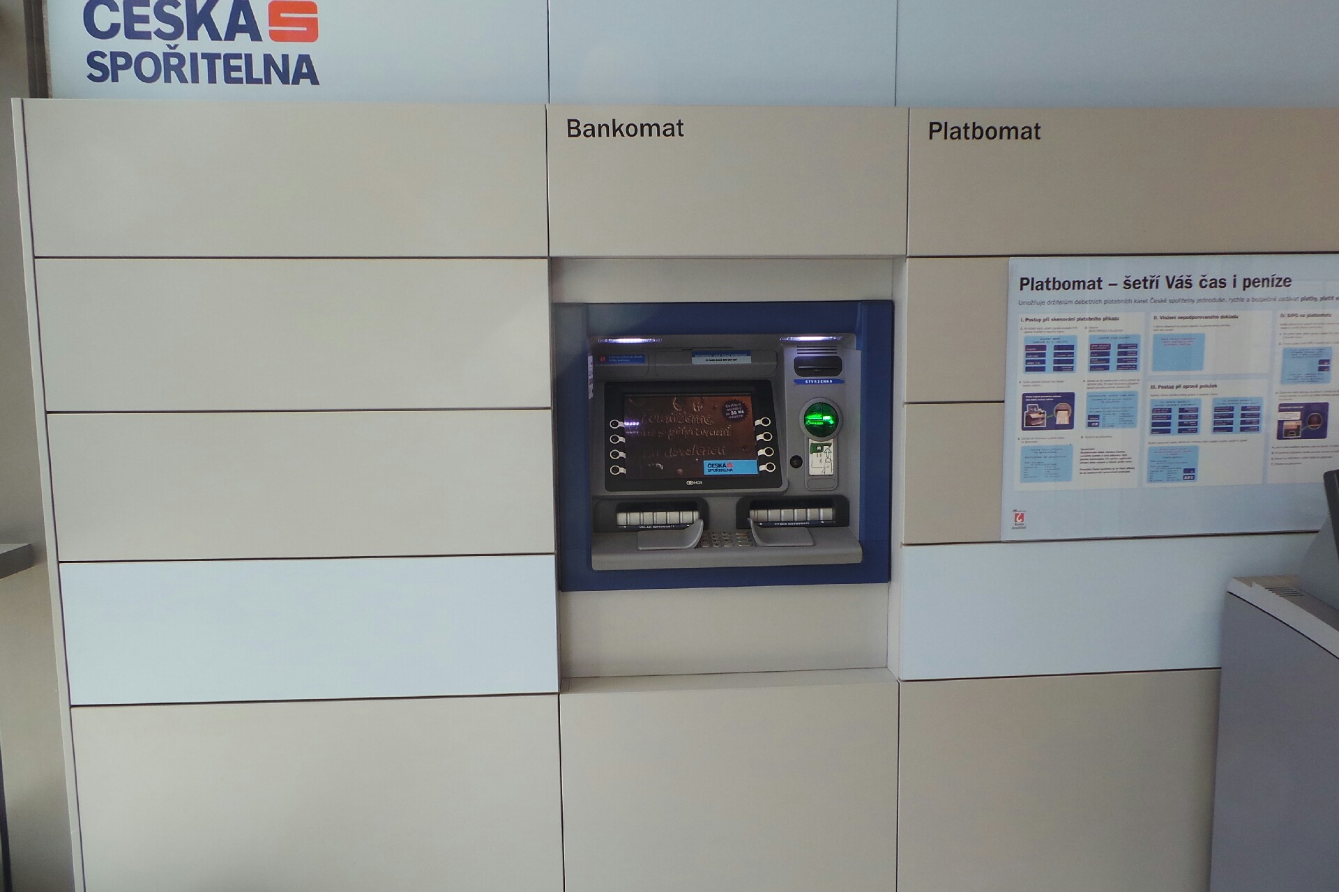 Bankomat České spořitelny