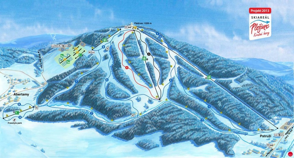 Skiareál Plešivec, Krušné hory foto 3