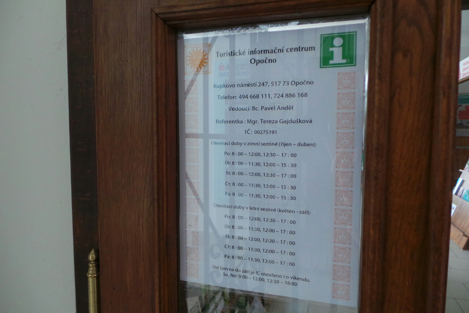 Informační centrum Opočno foto 2