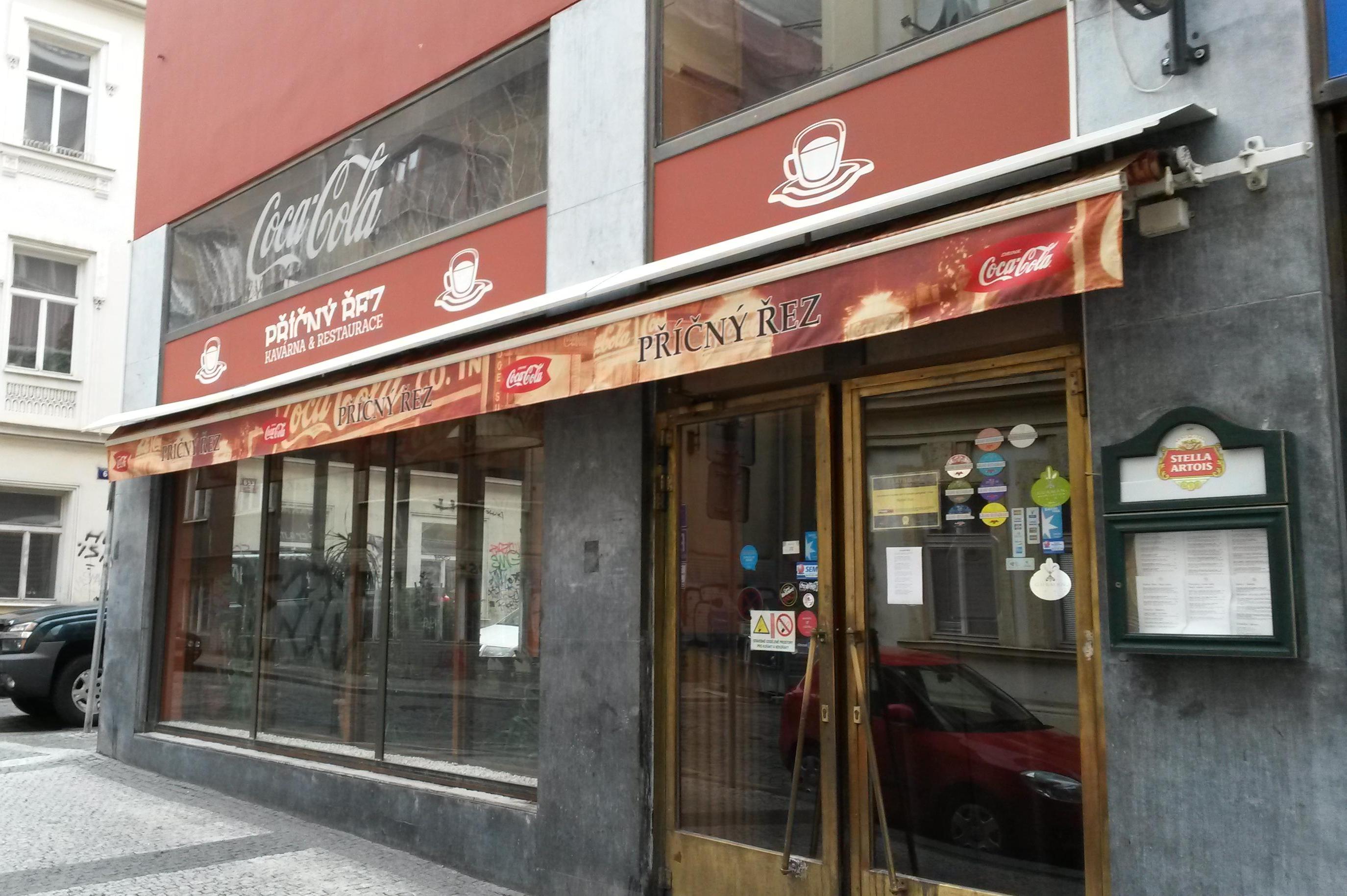 Kavárna a Restaurace Příčný řez