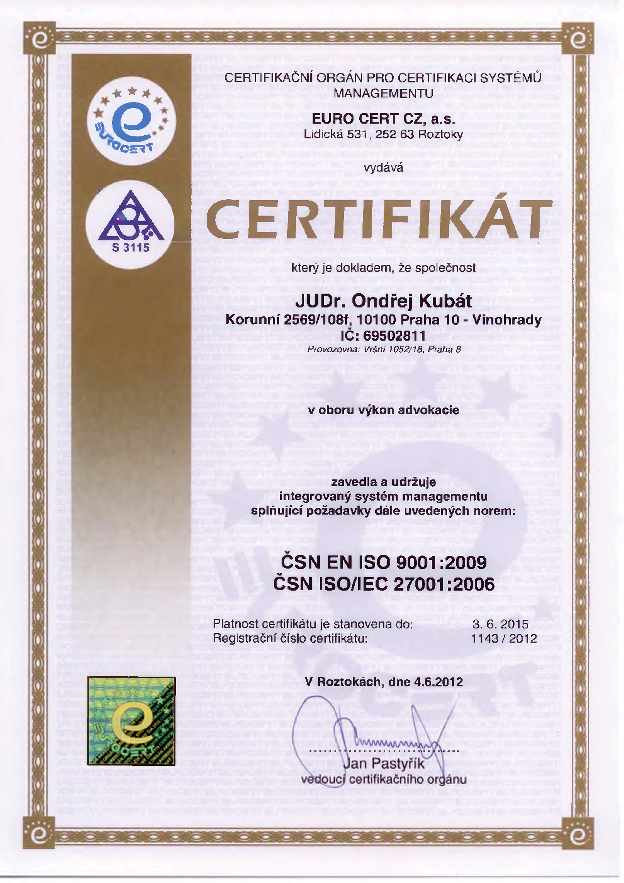 JUDr. Ing. Ondřej Kubát - Advokátní kancelář / Law firm foto 3