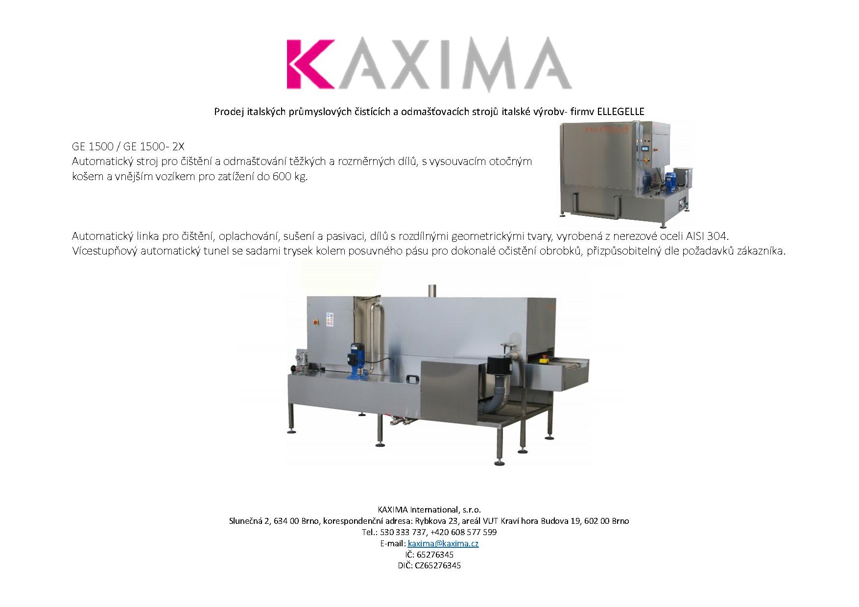 KAXIMA International, s.r.o. foto 2