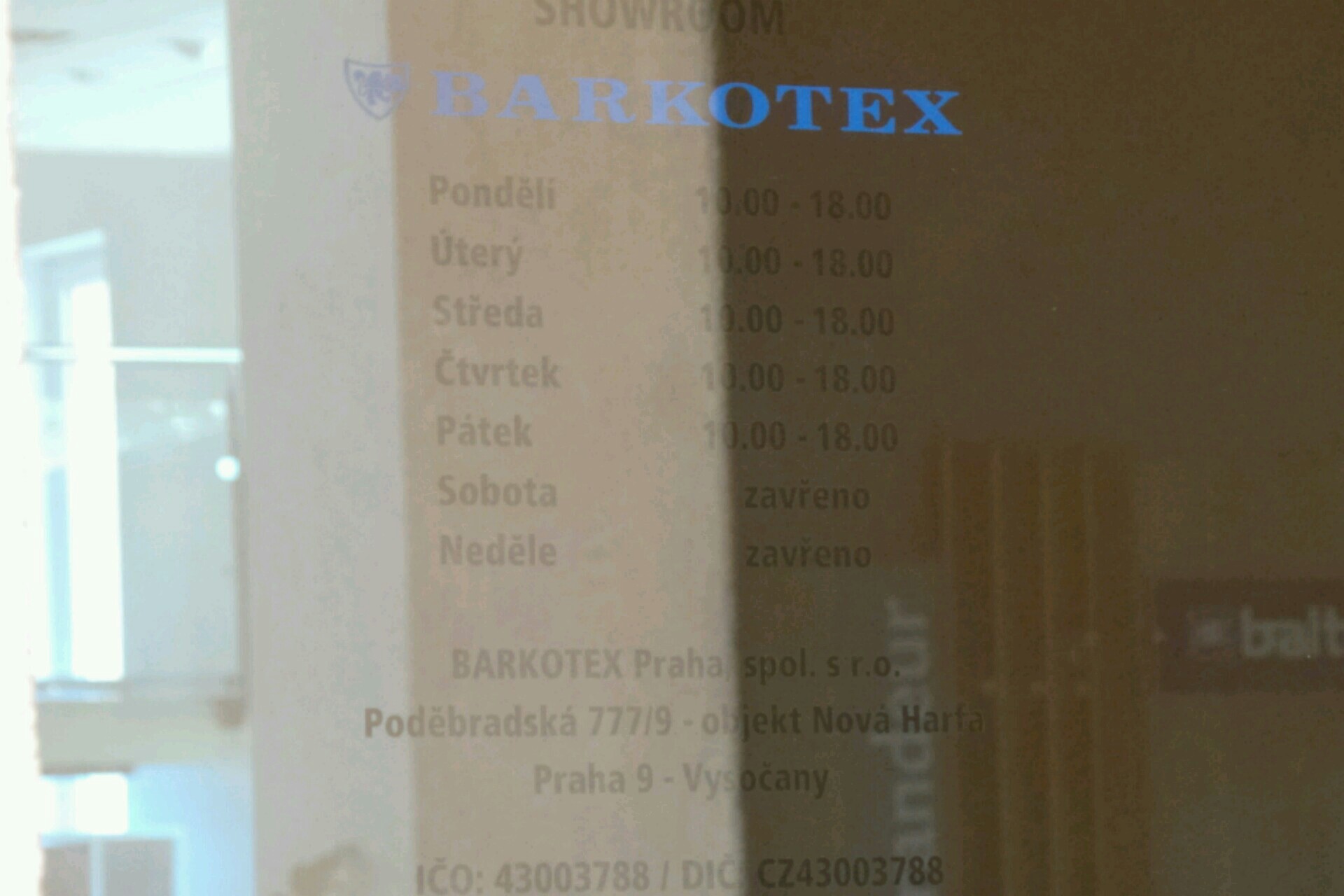BARKOTEX PRAHA, spol. s r.o. foto 2