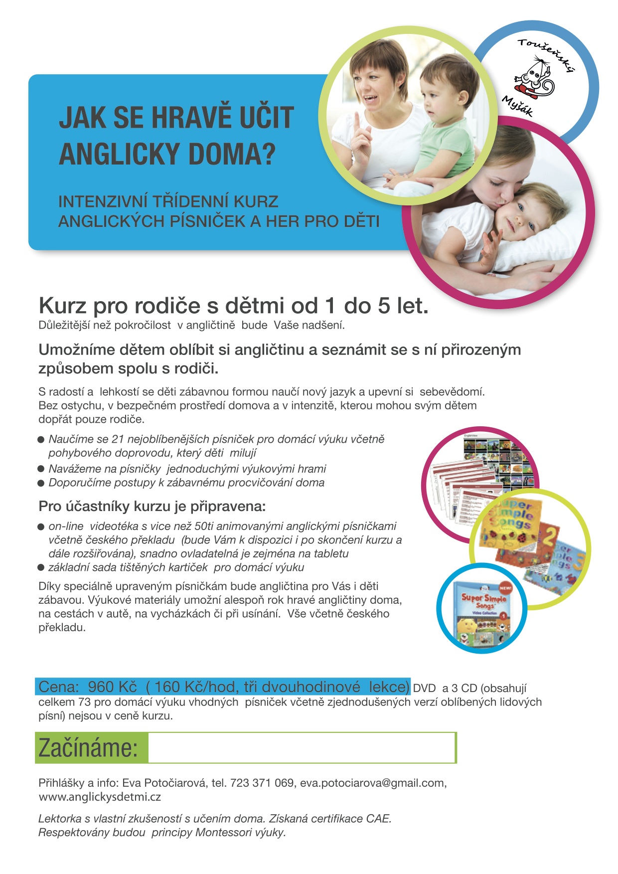 Kurzy angličtiny pro děti a vzdělávání lektorů Ing. Eva Potočiarová foto 2