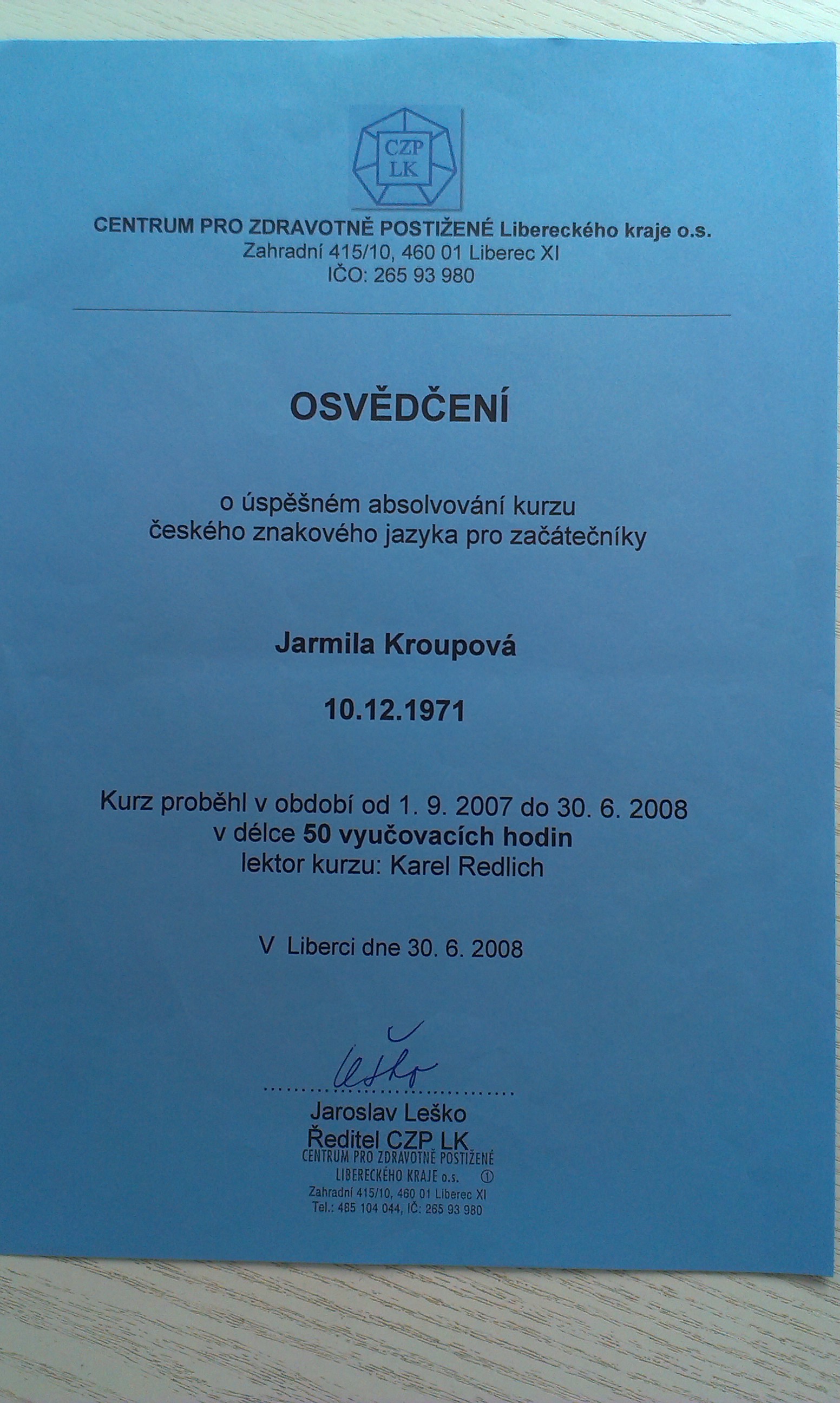 Cesta Pomoci foto 2