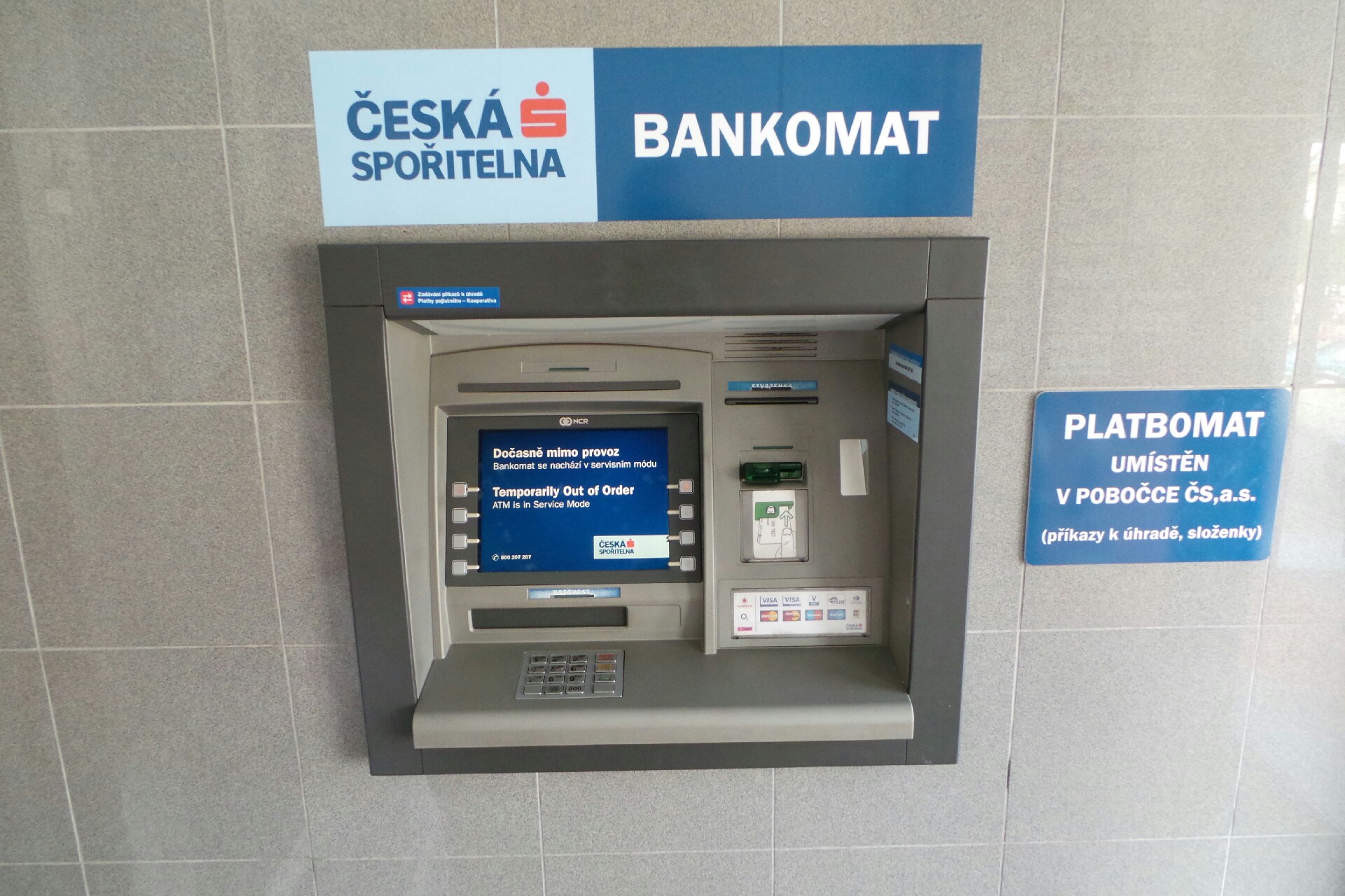 Bankomat České spořitelny