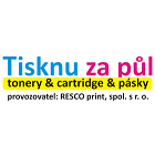 Logo obchodu TisknuZaPůl.cz - tonery & cartridge & pásky