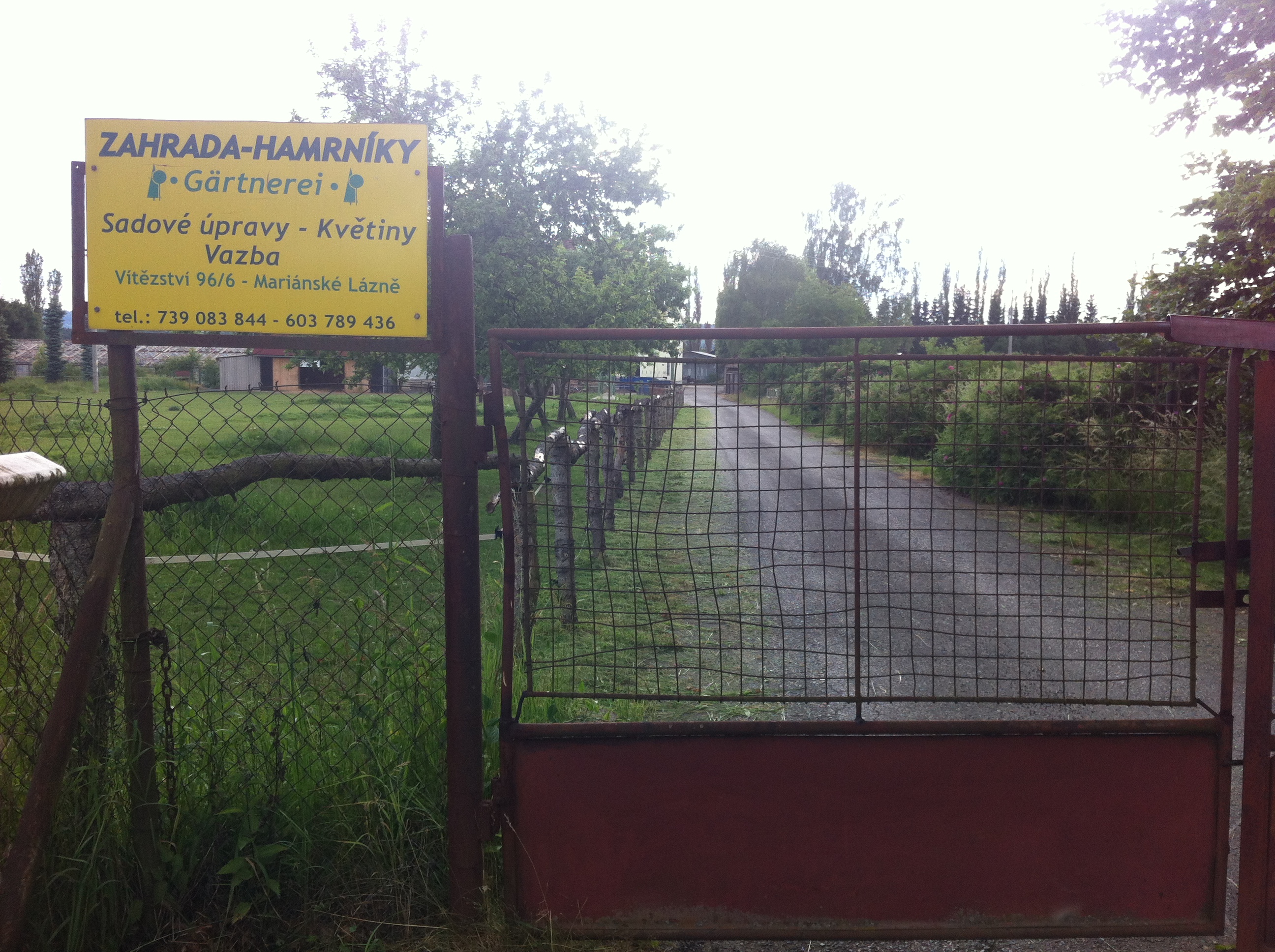 ZAHRADA HAMRNÍKY