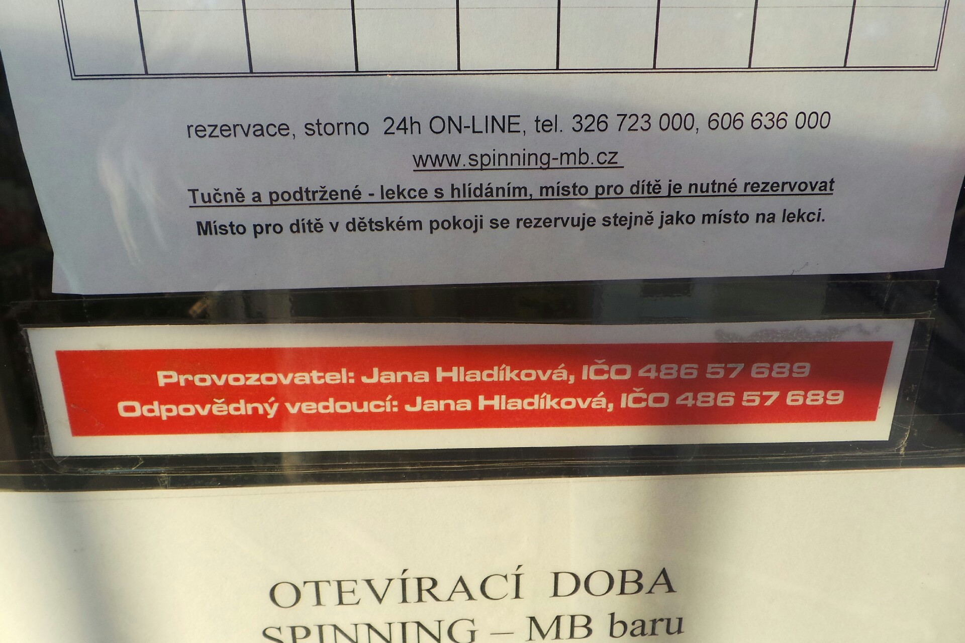 SPINNING - MB, Jana Hladíková foto 3