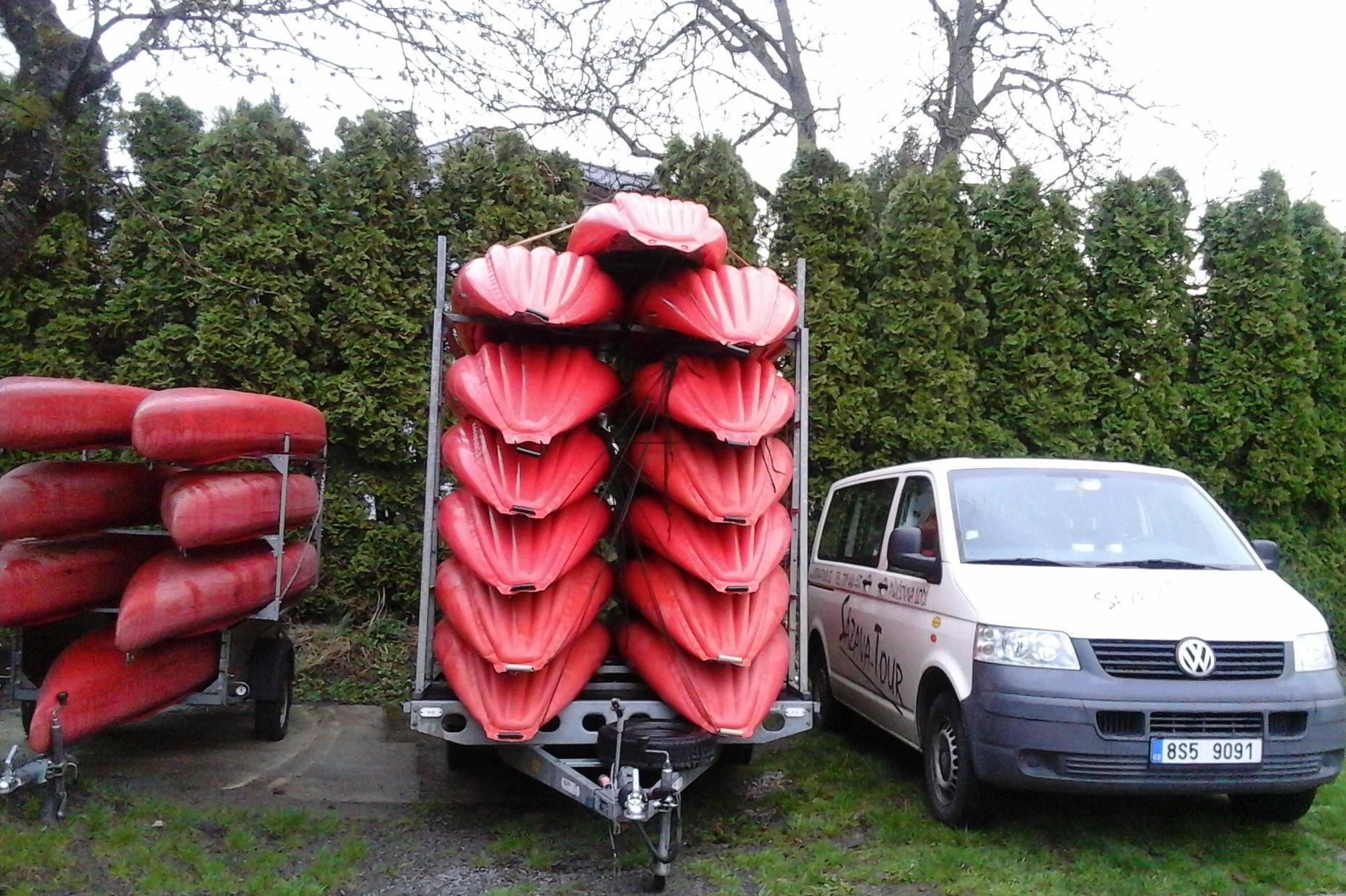 Sázava - tour - půjčovna lodí