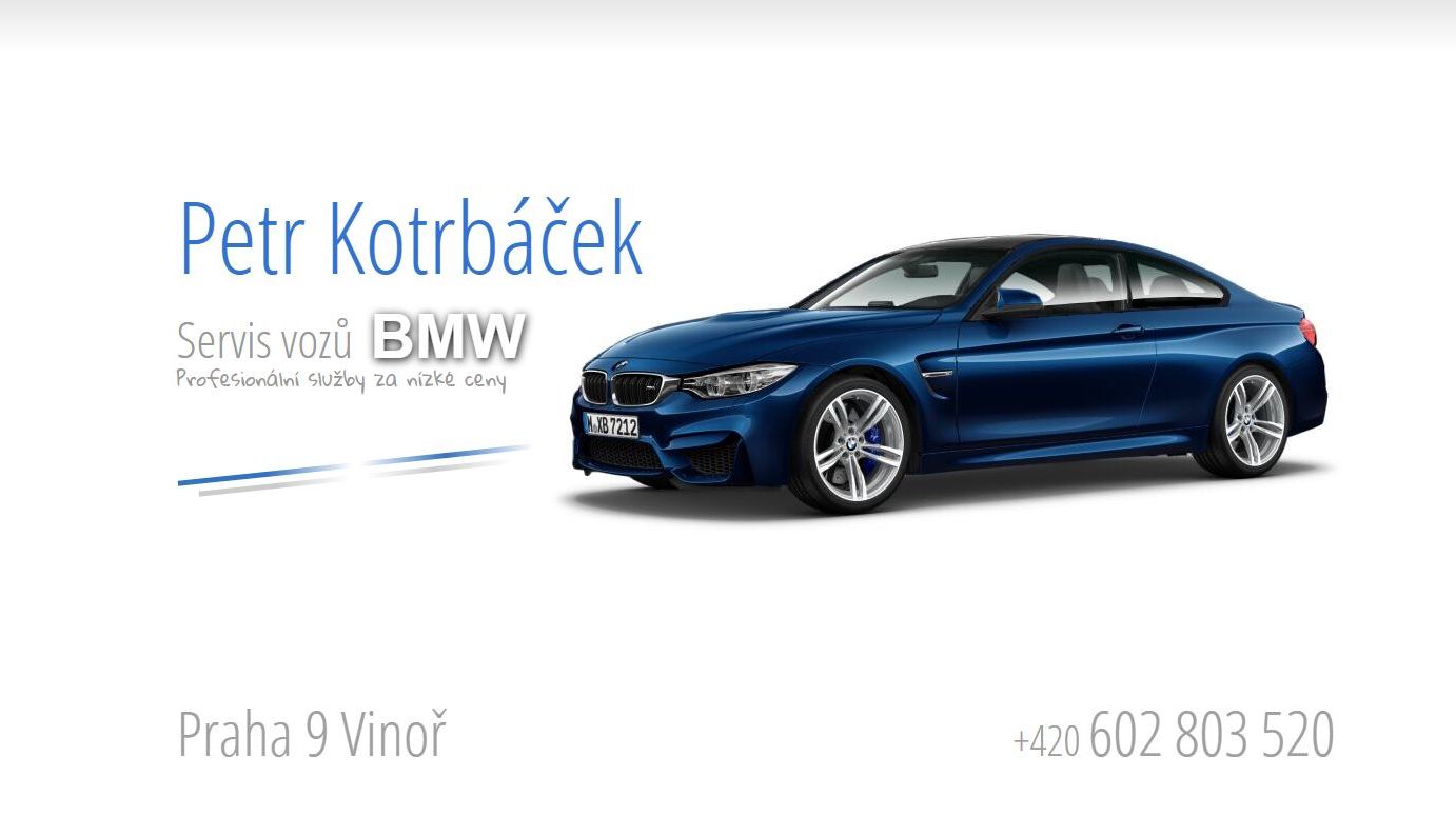 Petr Kotrbáček - servis vozů BMW foto 2