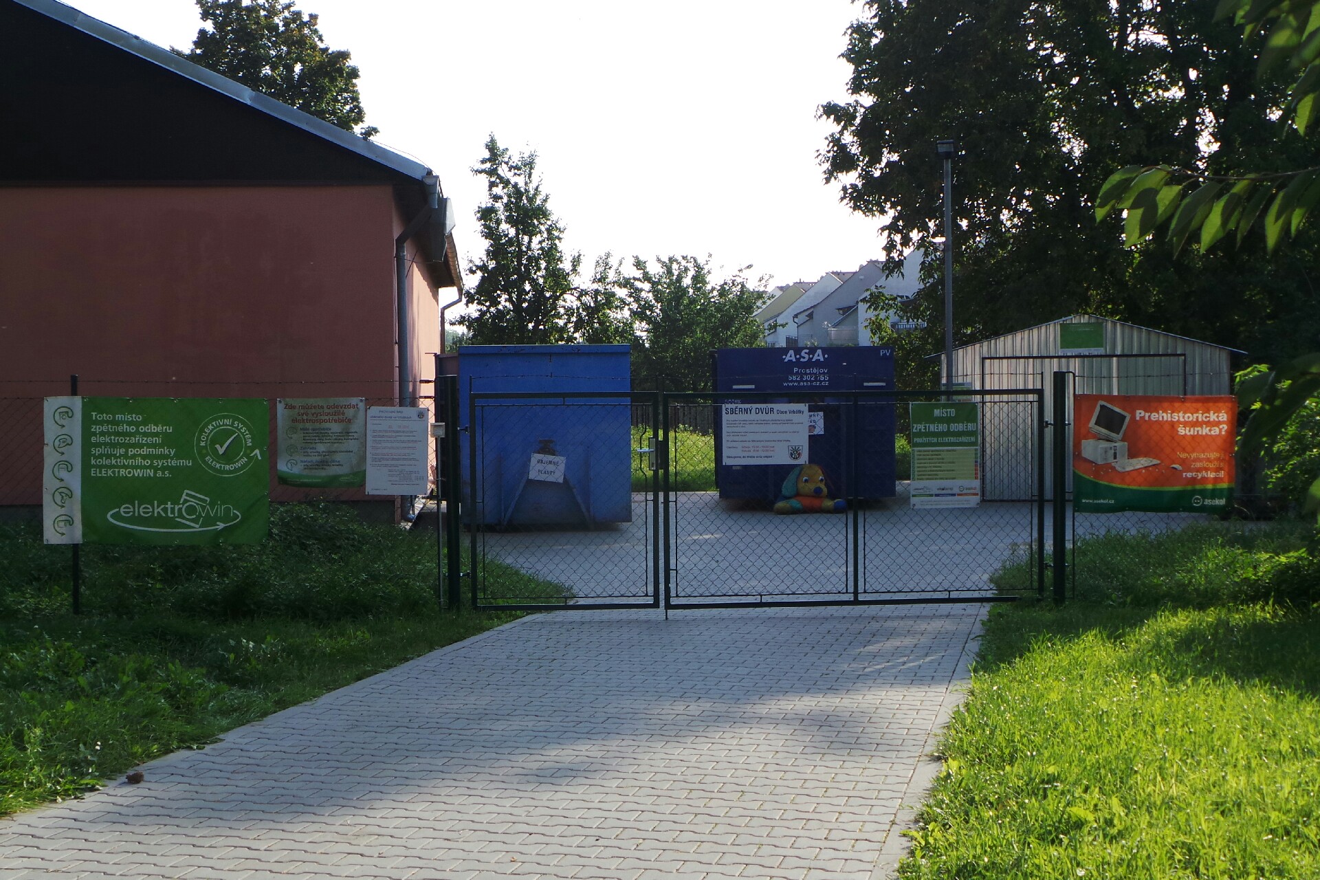 Obec Vrbátky - Sběrný dvůr