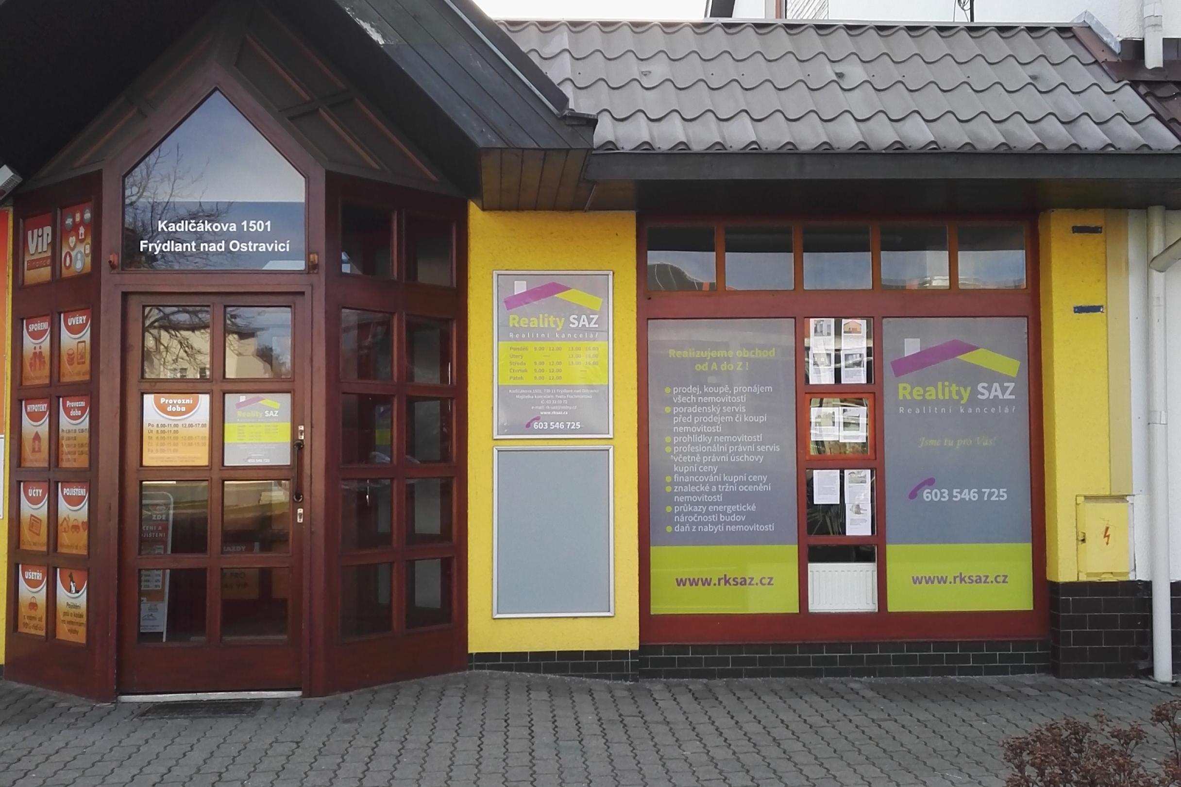 Realitní kancelář Reality SAZ