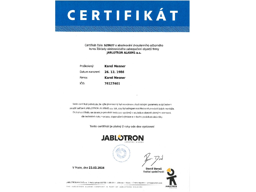 Elektroinstalace Karel Mesner foto 2