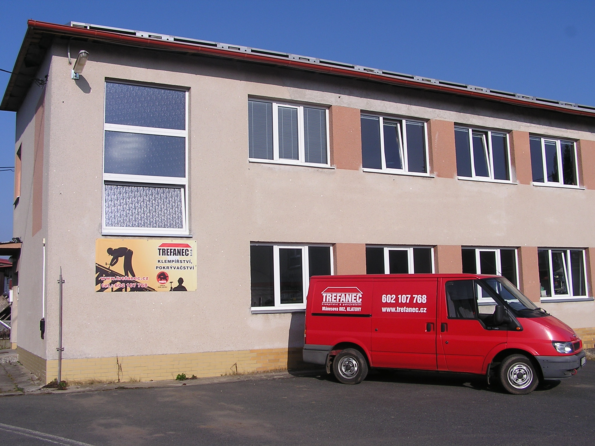 Klempířství, pokrývačství - TREFANEC, s.r.o.