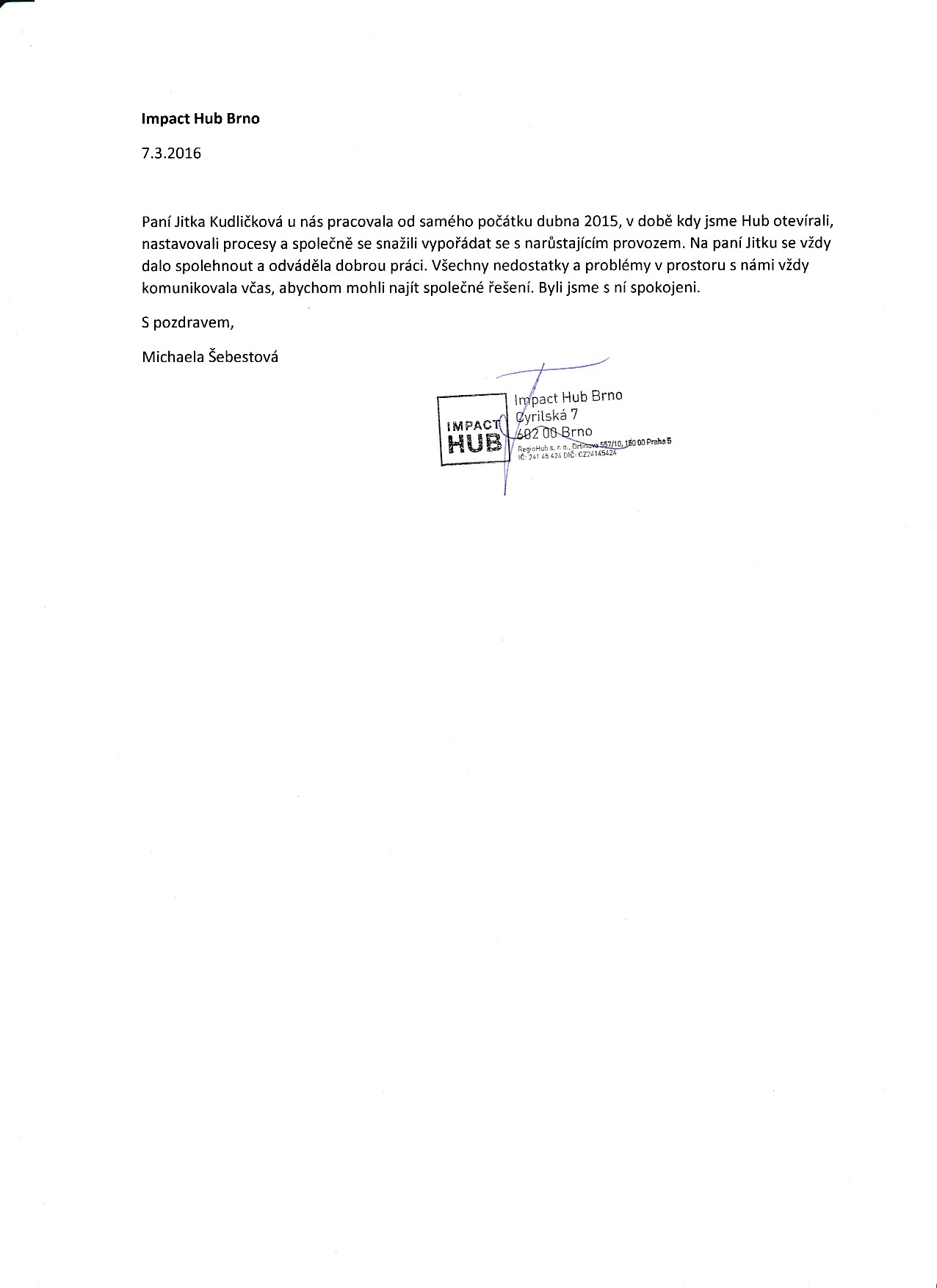 Úklid Jitka Kudličková foto 2