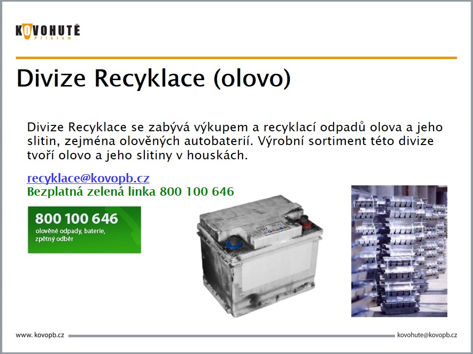 Kovohutě Příbram nástupnická, a. s. foto 2