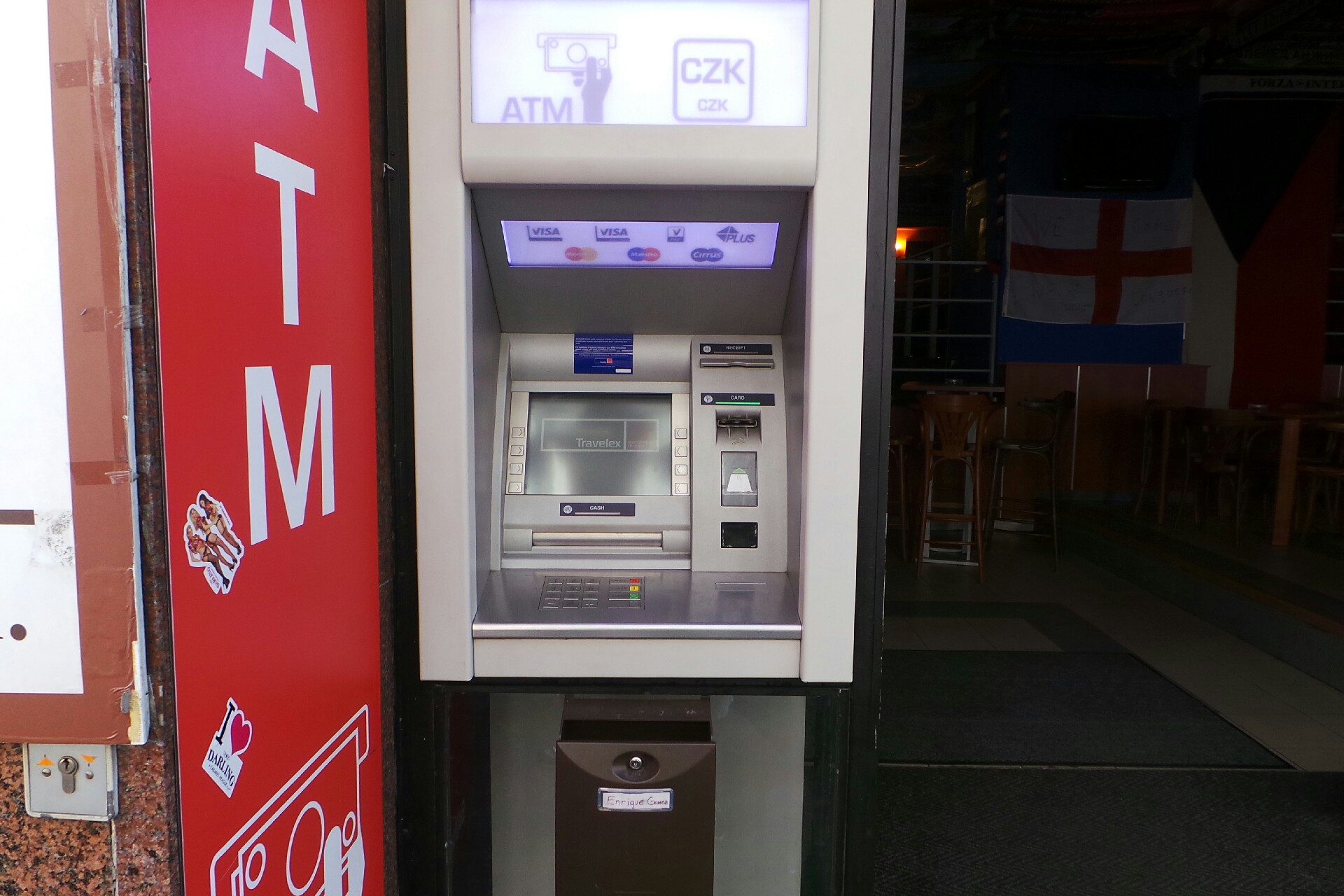 Bankomat Travelex ČR