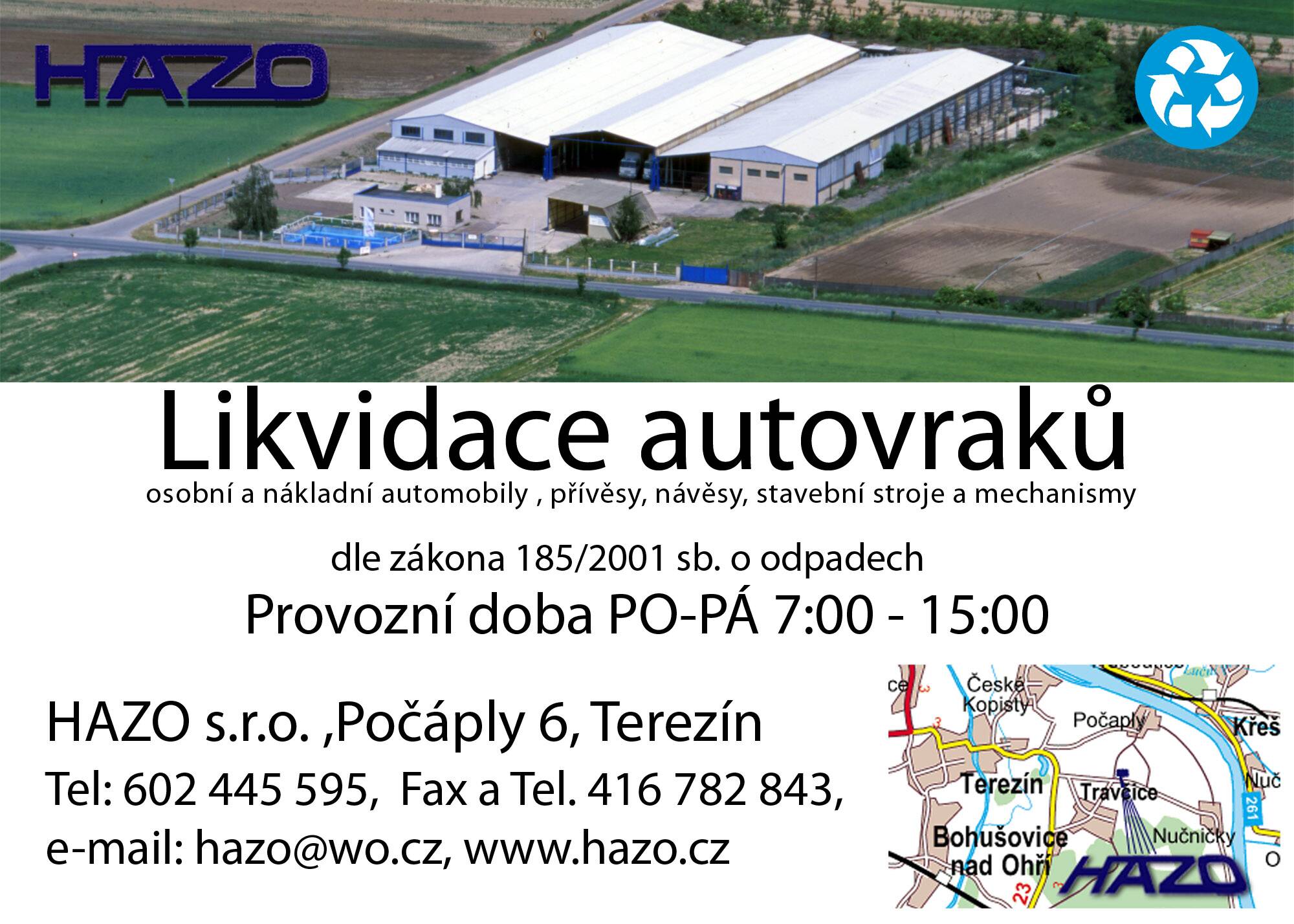 H A Z O spol. s r.o. - ekologická likvidace vozidel foto 1