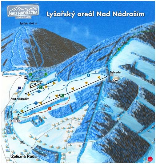 Lyžařský areál Nad nádražím foto 2