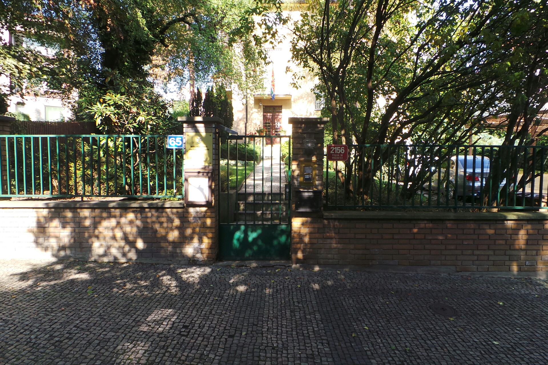 Jihoafrická republika - Velvyslanectví Jihoafrické republiky