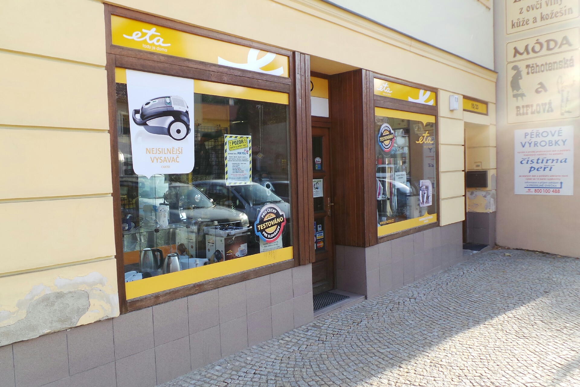 Prodejna ETA elektro - Bedřich Březina