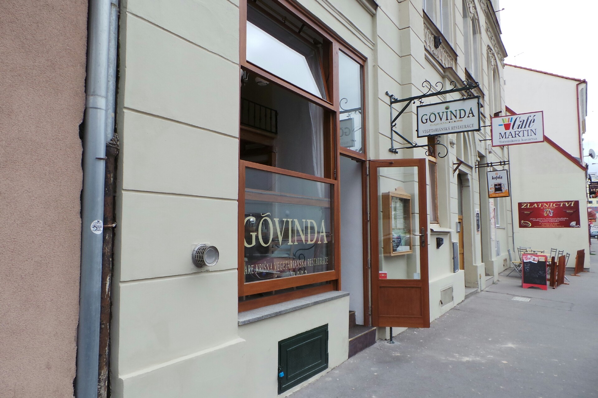 Vegetariánská restaurace Góvinda