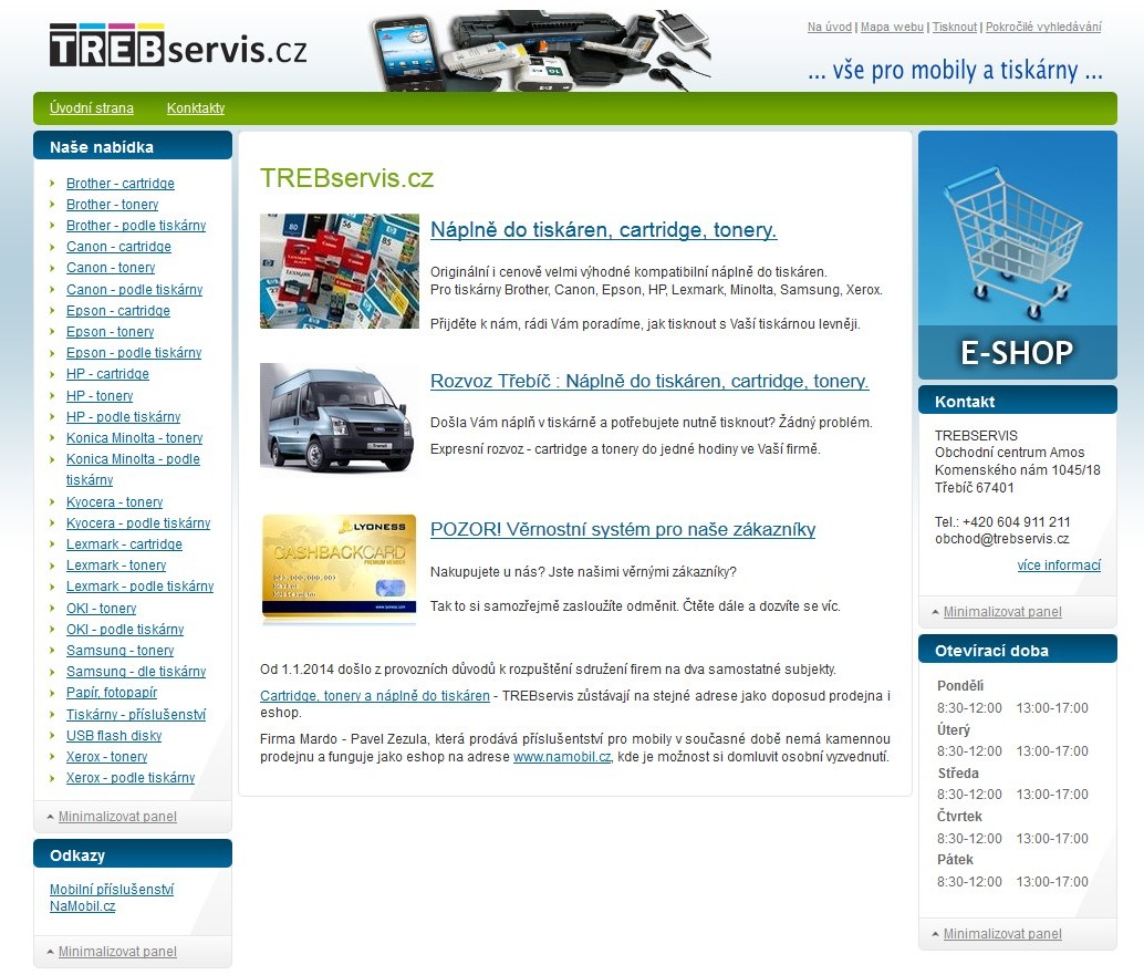 Eshop.trebservis.cz foto 2