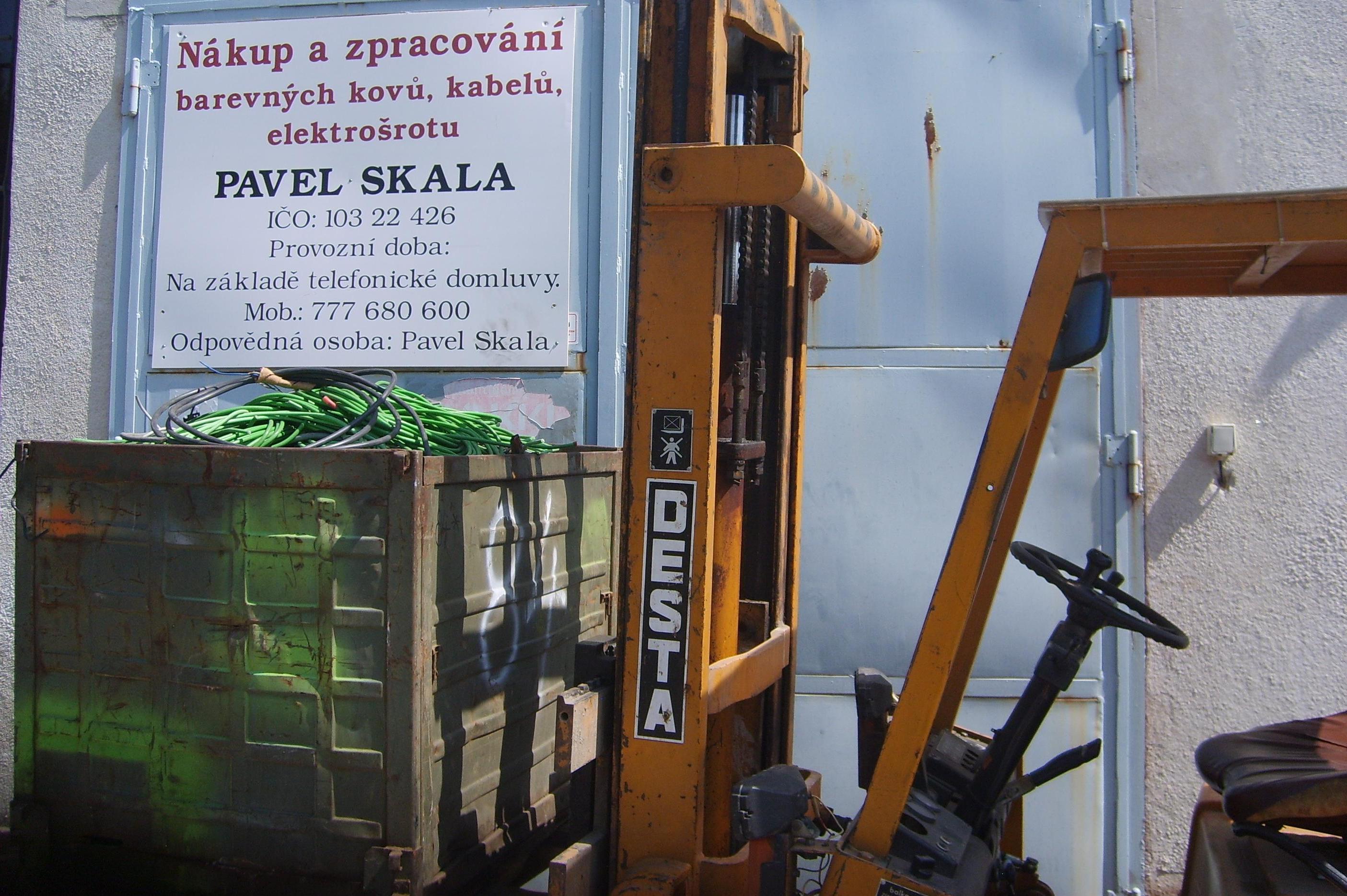 Pavel Skala - kovové odpady