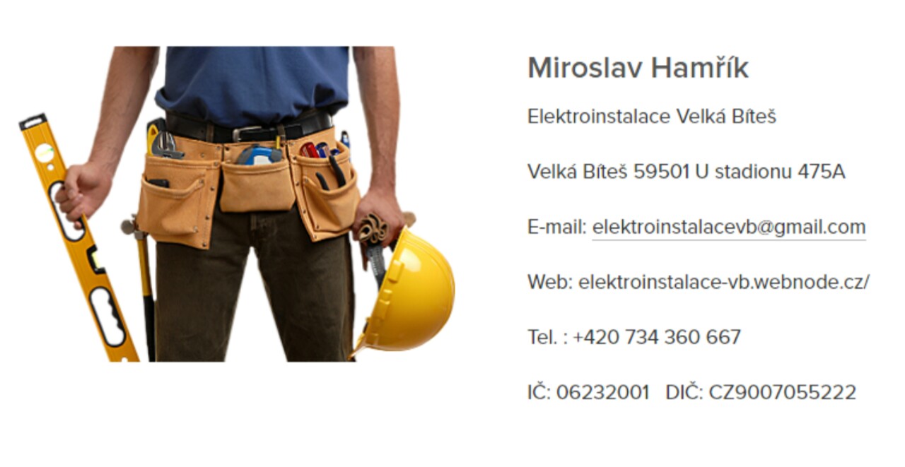 Elektroinstalace Velká Bíteš foto 1