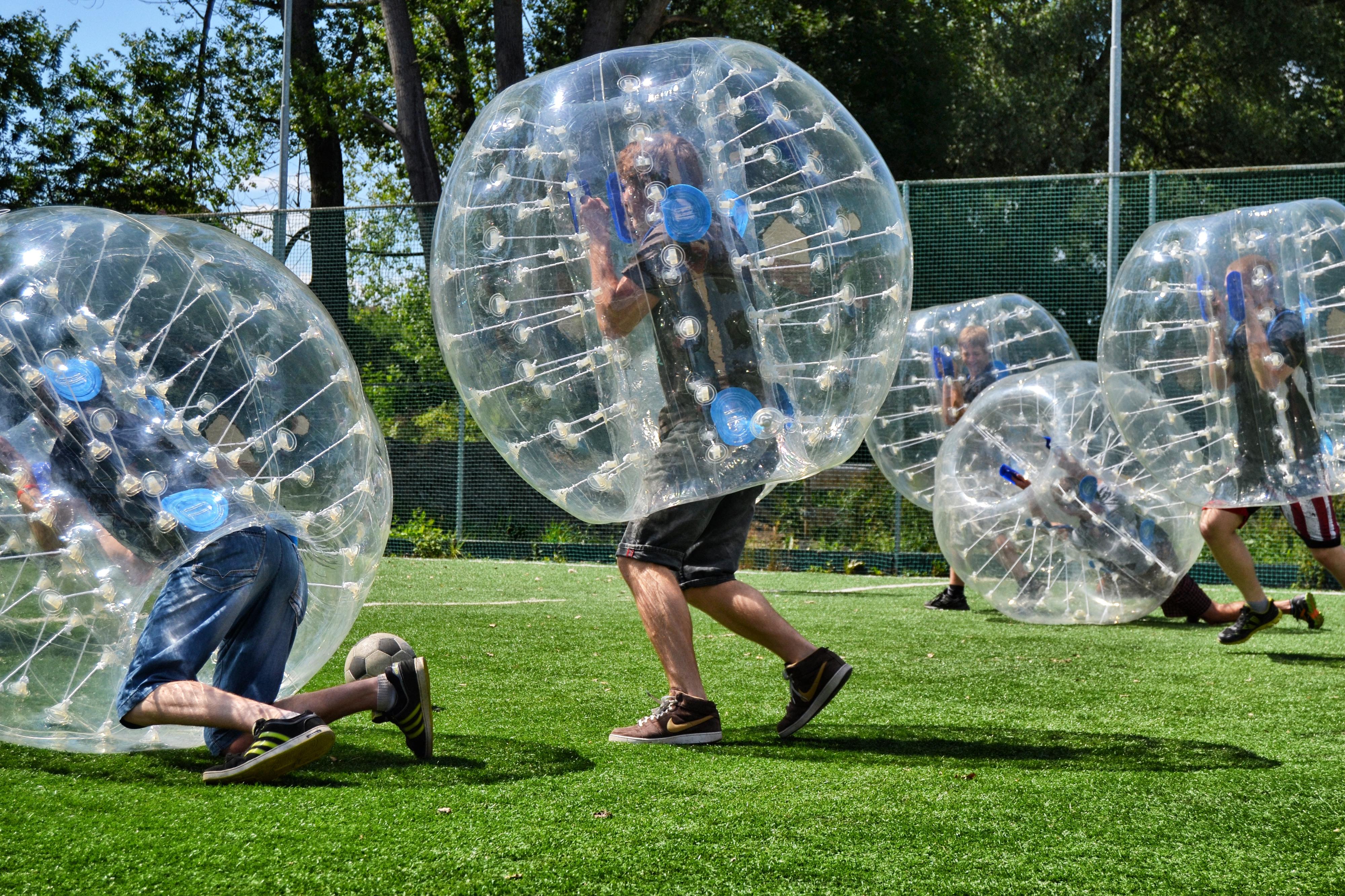 Zorbing fotbal foto 2