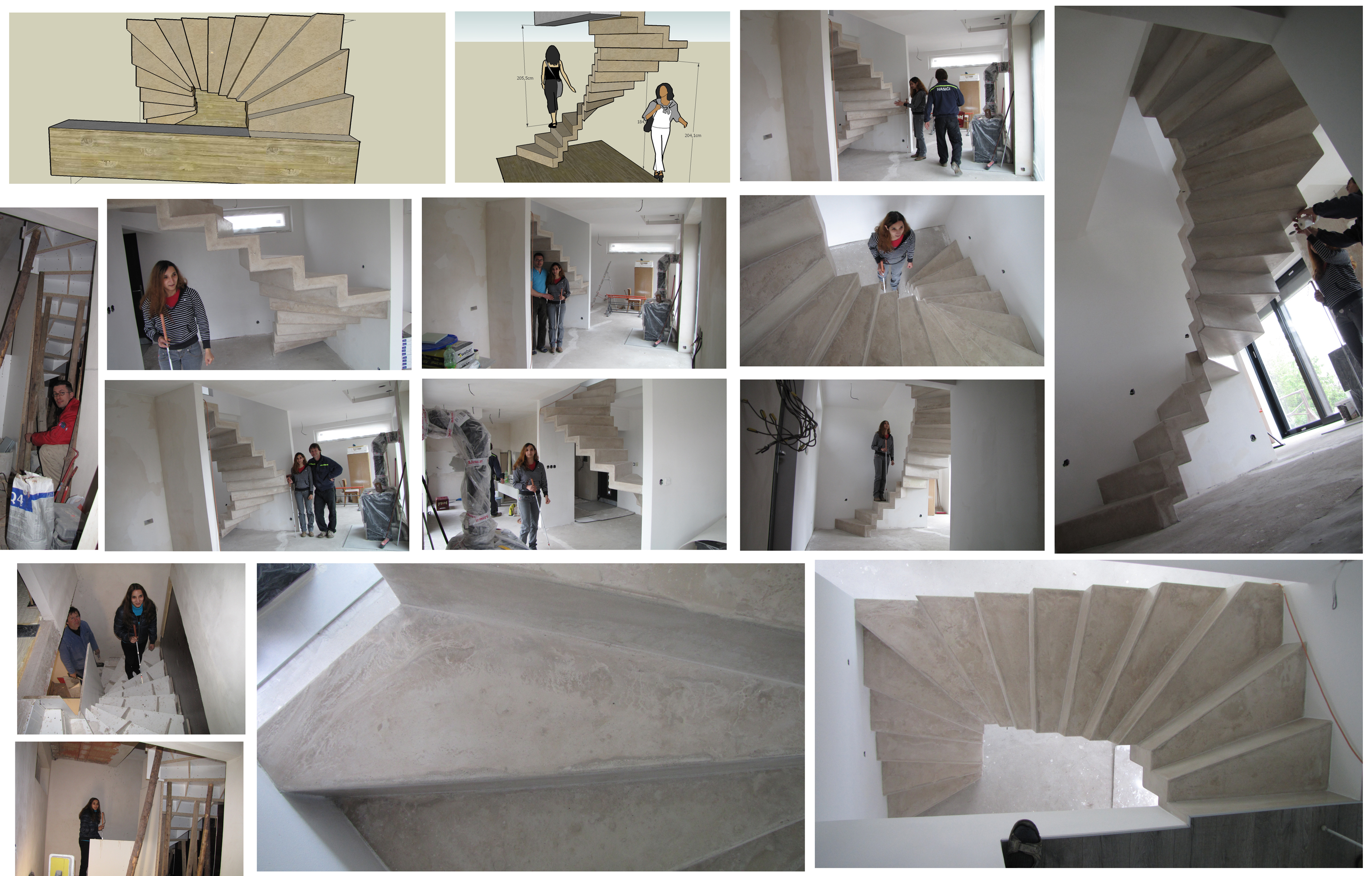 Betonová schodiště Háp foto 3