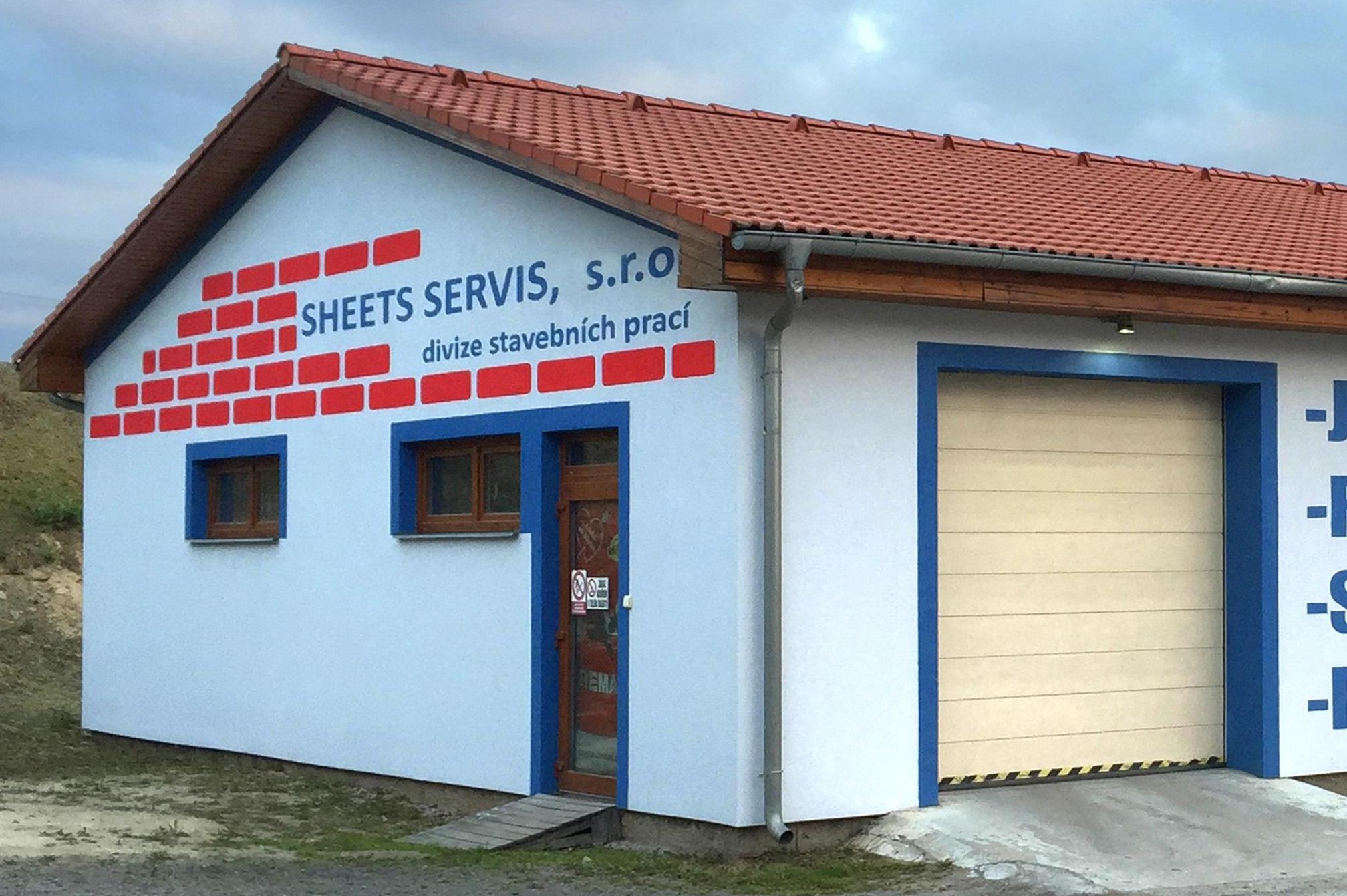 SHEETS SERVIS - divize stavebních prací