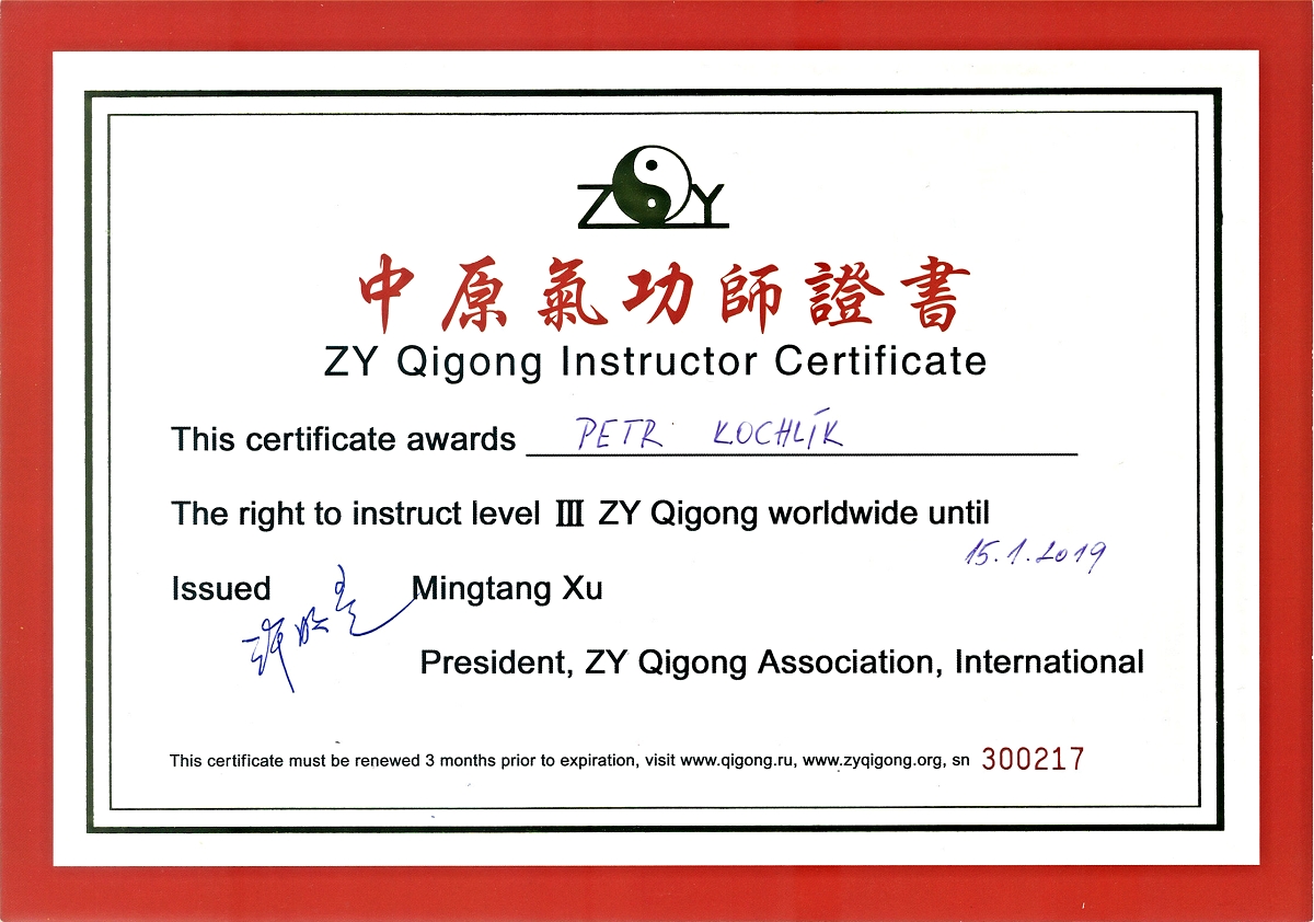 Bc. Petr Kochlík - ZHONG YUAN QIGONG foto 2