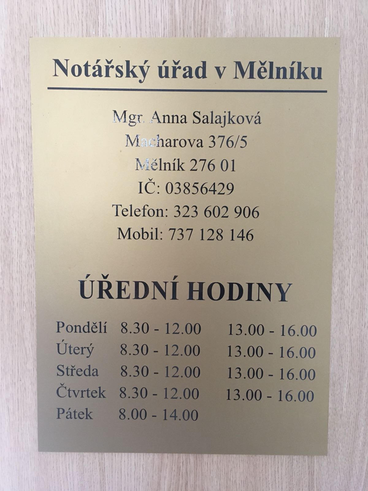 Salajková Anna - notářka foto 2