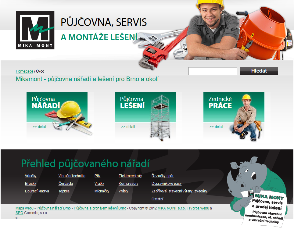 Půjčovna lešení Brno - Mikamont foto 3