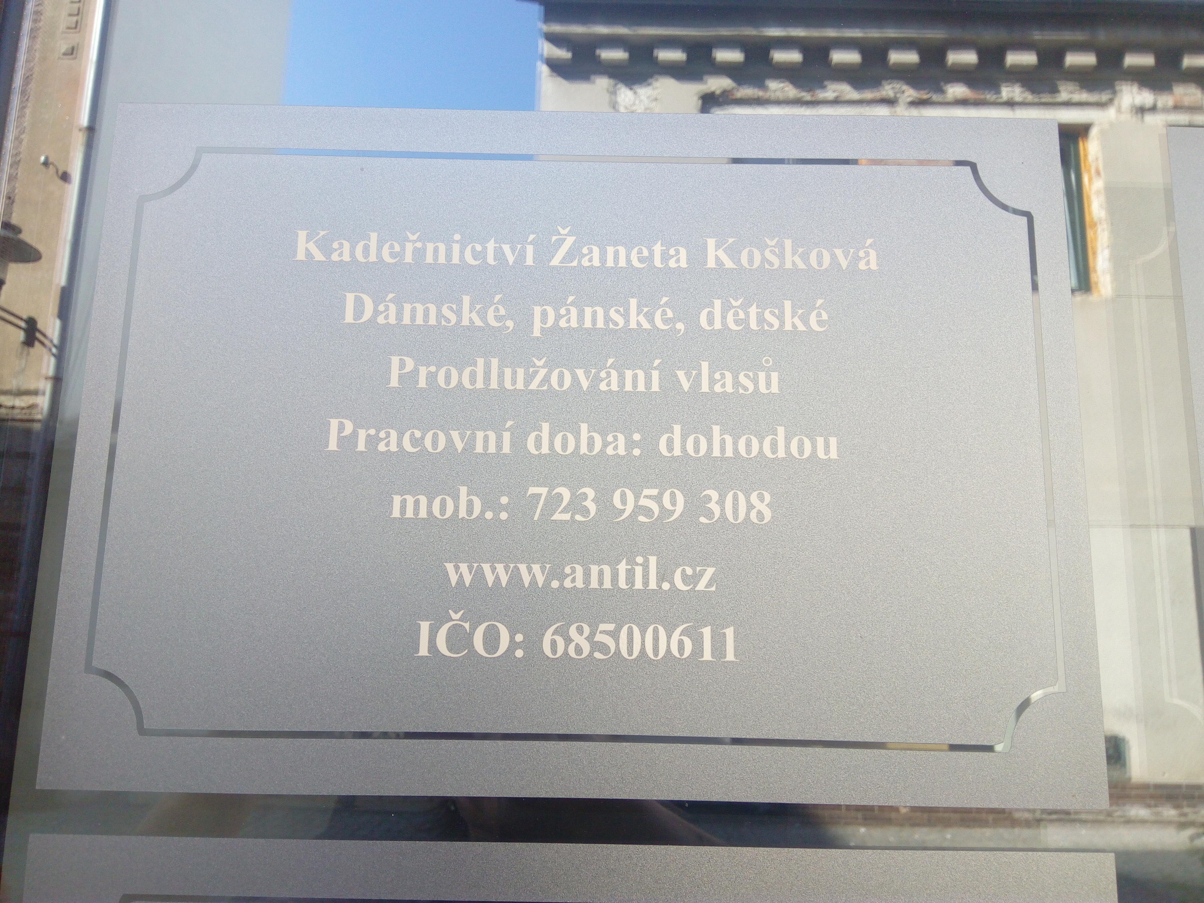 Kadeřnictví - rekvalifikace Žaneta Košková foto 2