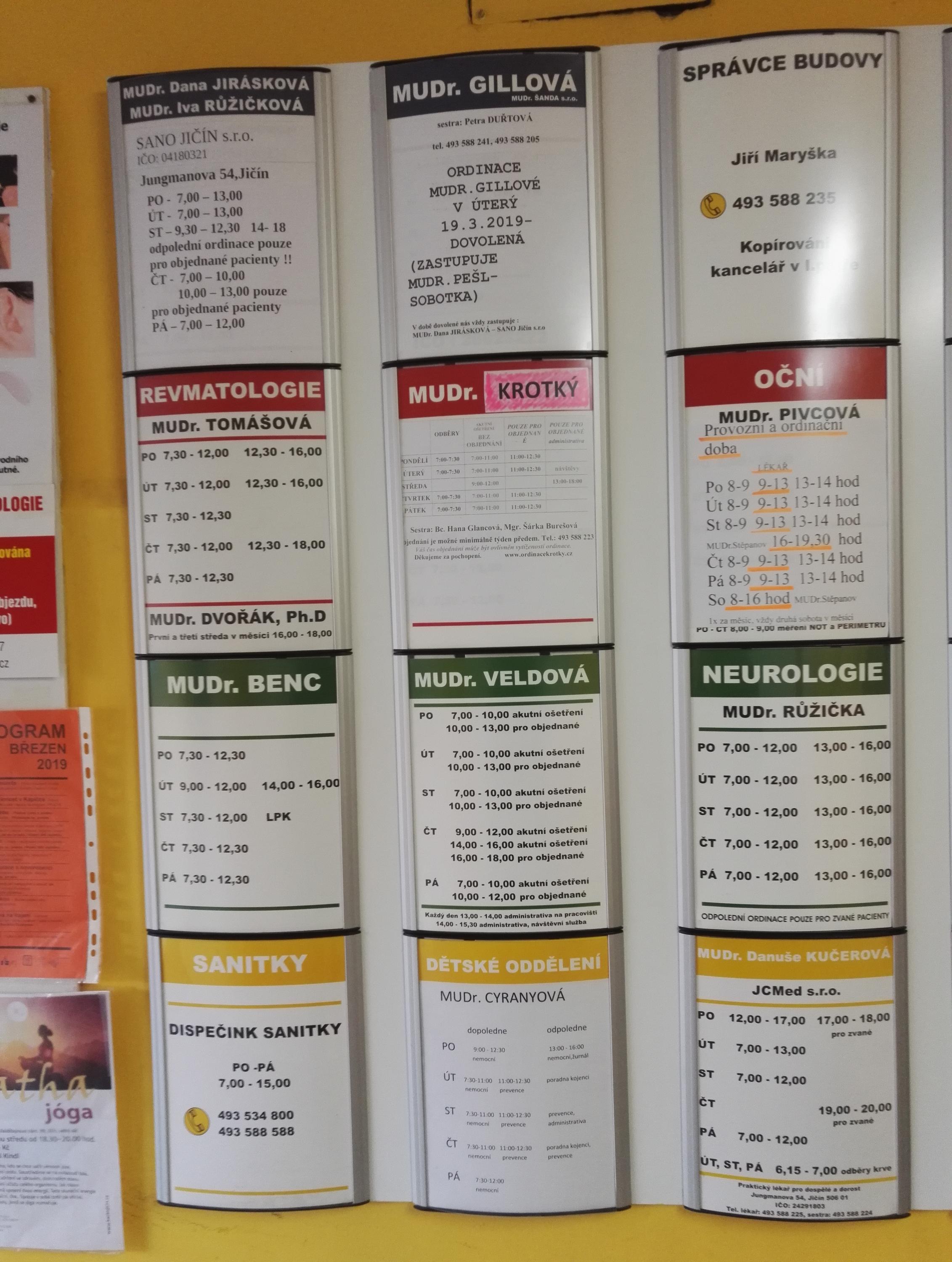 Společnost lékařů polikliniky Jičín, s.r.o. foto 2