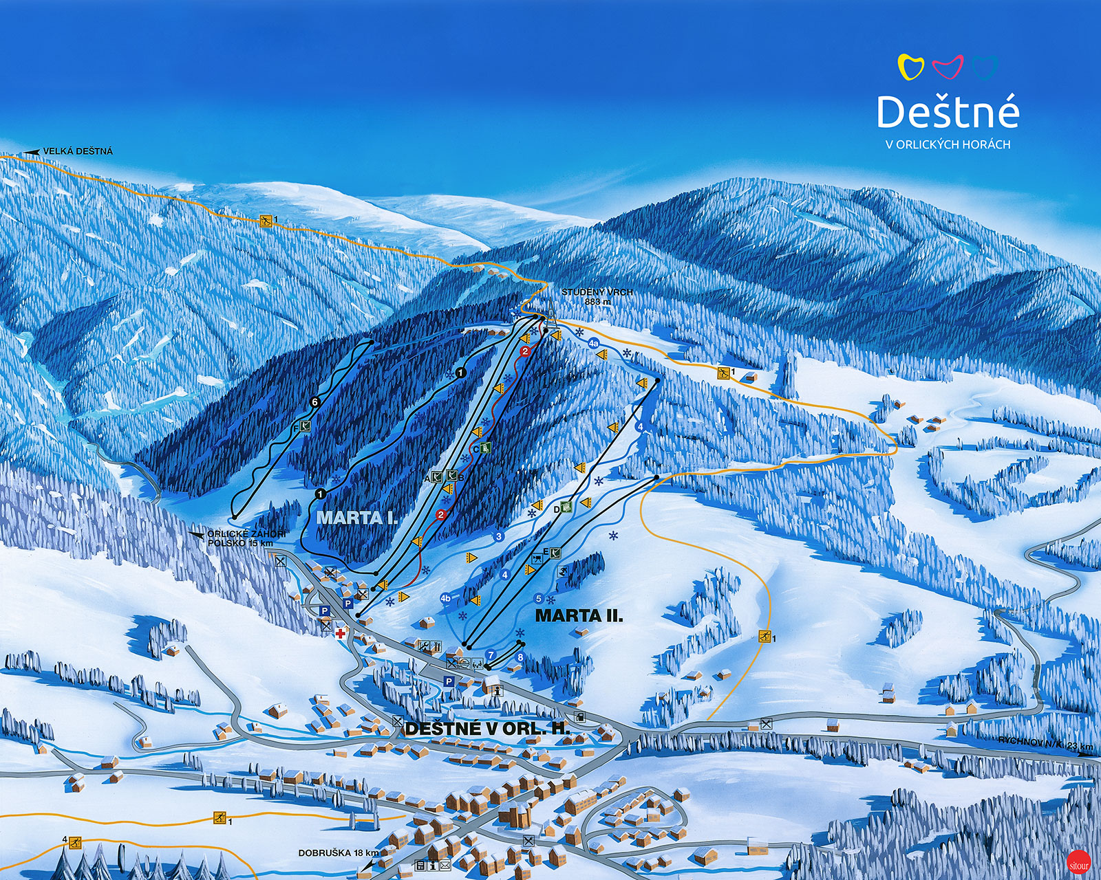 Skicentrum Deštné v Orlických horách foto 4