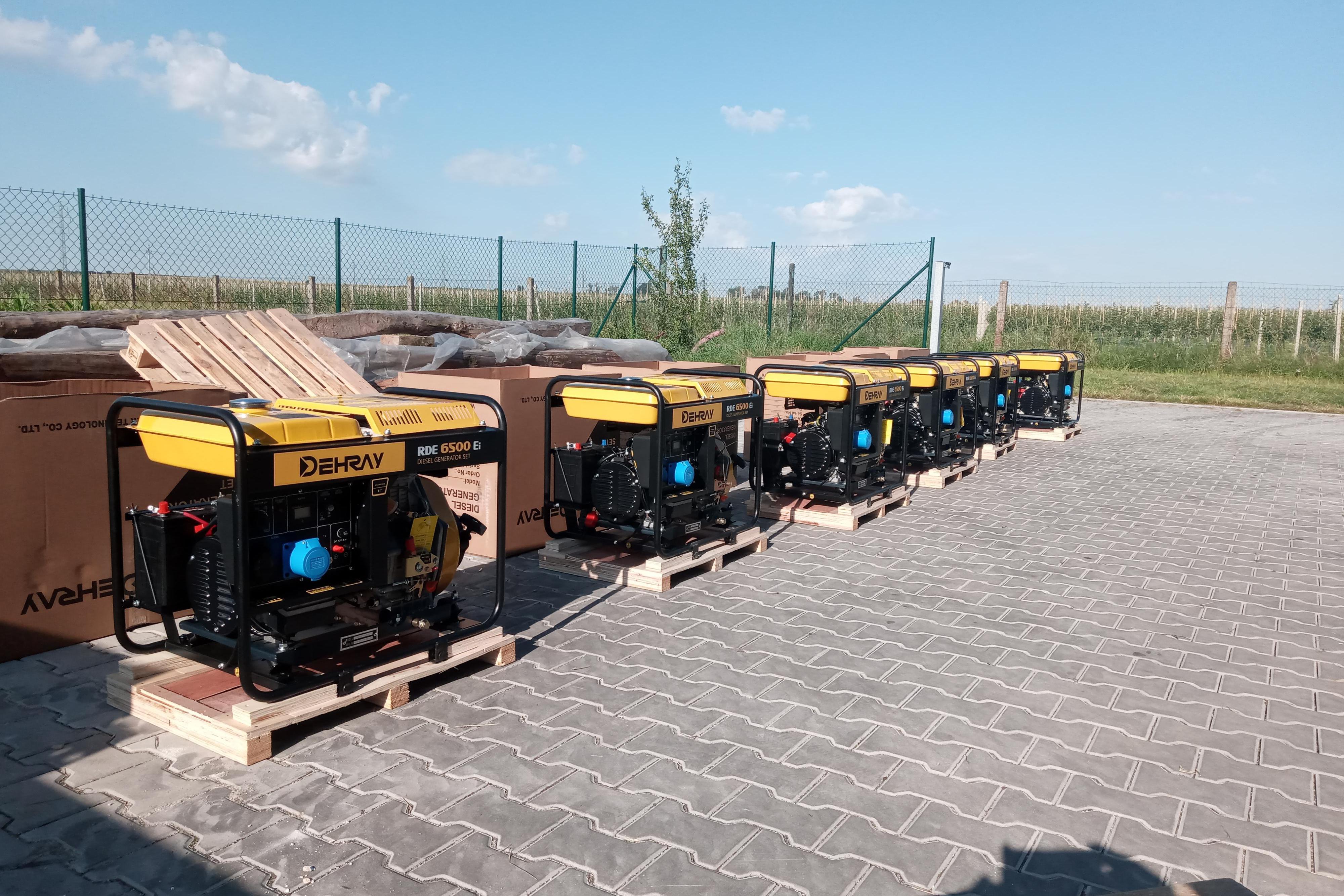 DEHRAY malé dieselagregáty, nástupce zn. KIPOR