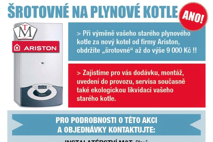 Šrotovné na plynové kotle