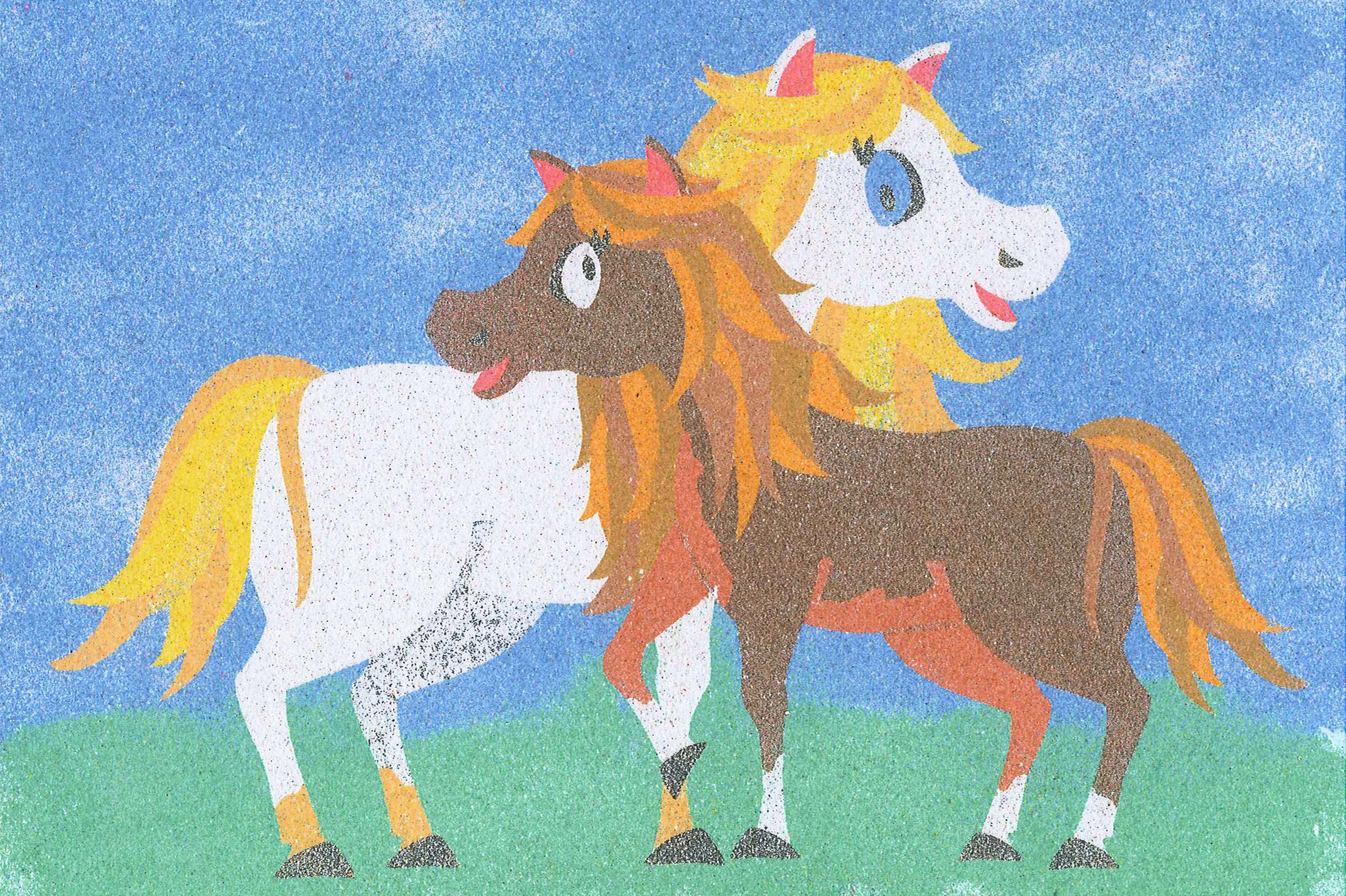 Tvořivé sady s barevným pískem