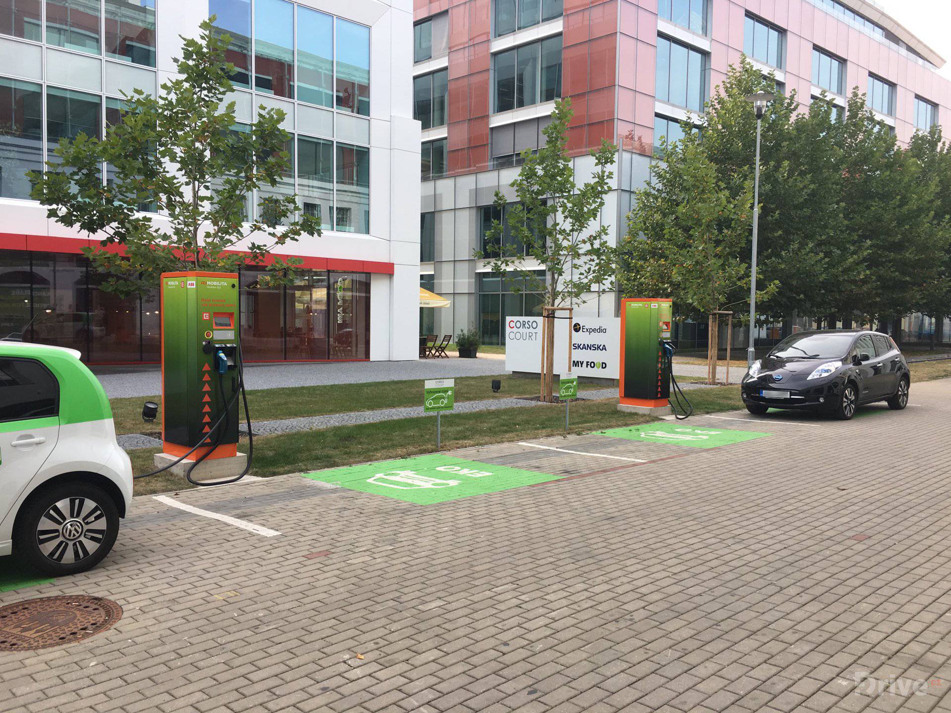 Nabíjecí stanice ČEZ