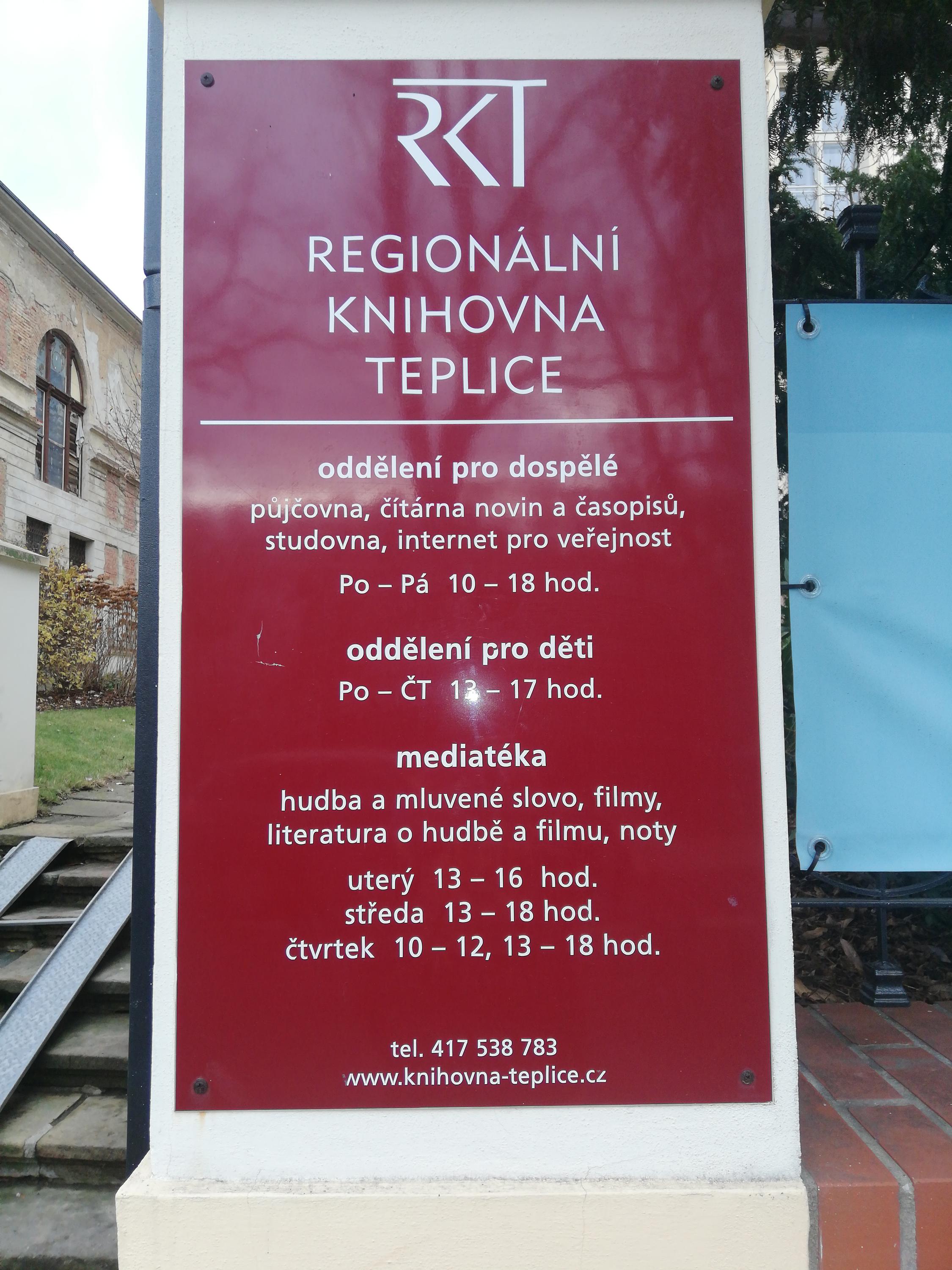 Regionální knihovna Teplice - Lipová foto 2