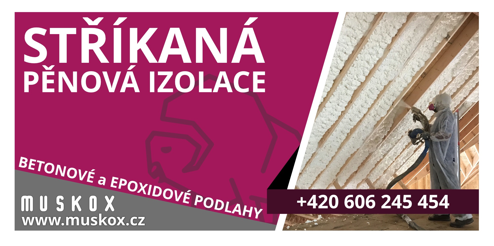 Stříkaná izolace / Muskox s.r.o. foto 3