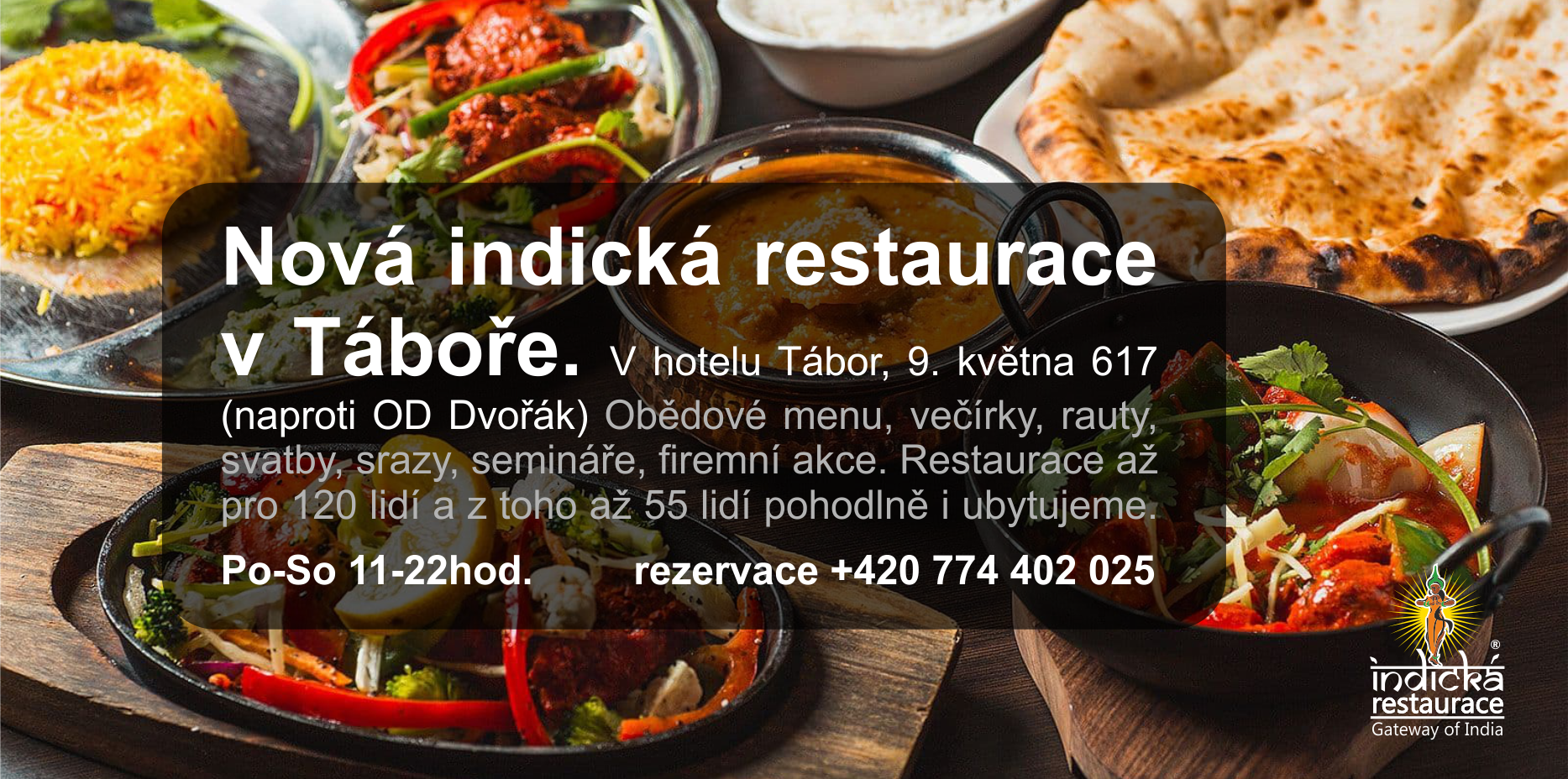 Indická restaurace - Gateway of India
