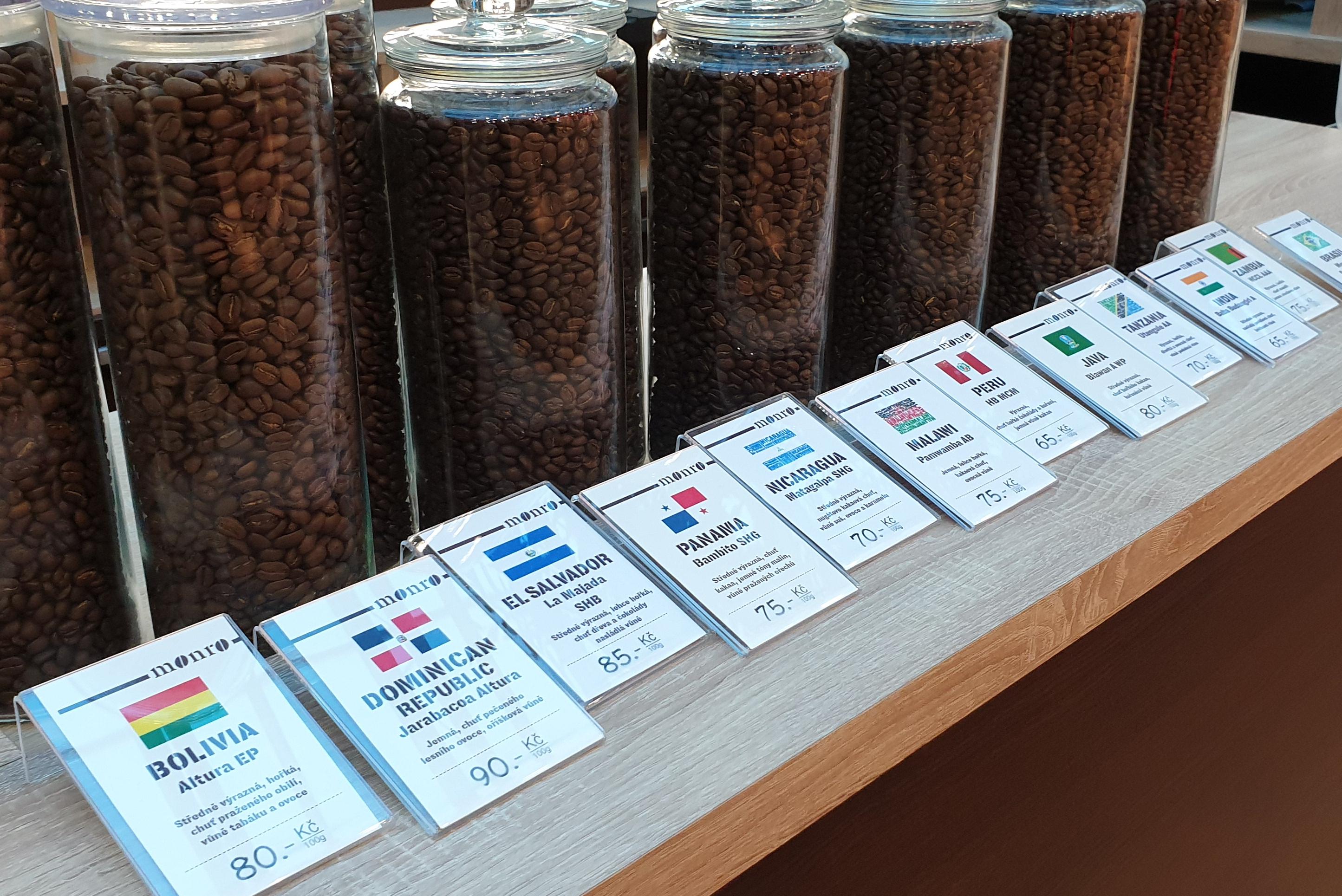 Největší výběr 100% Arabik z celého světa