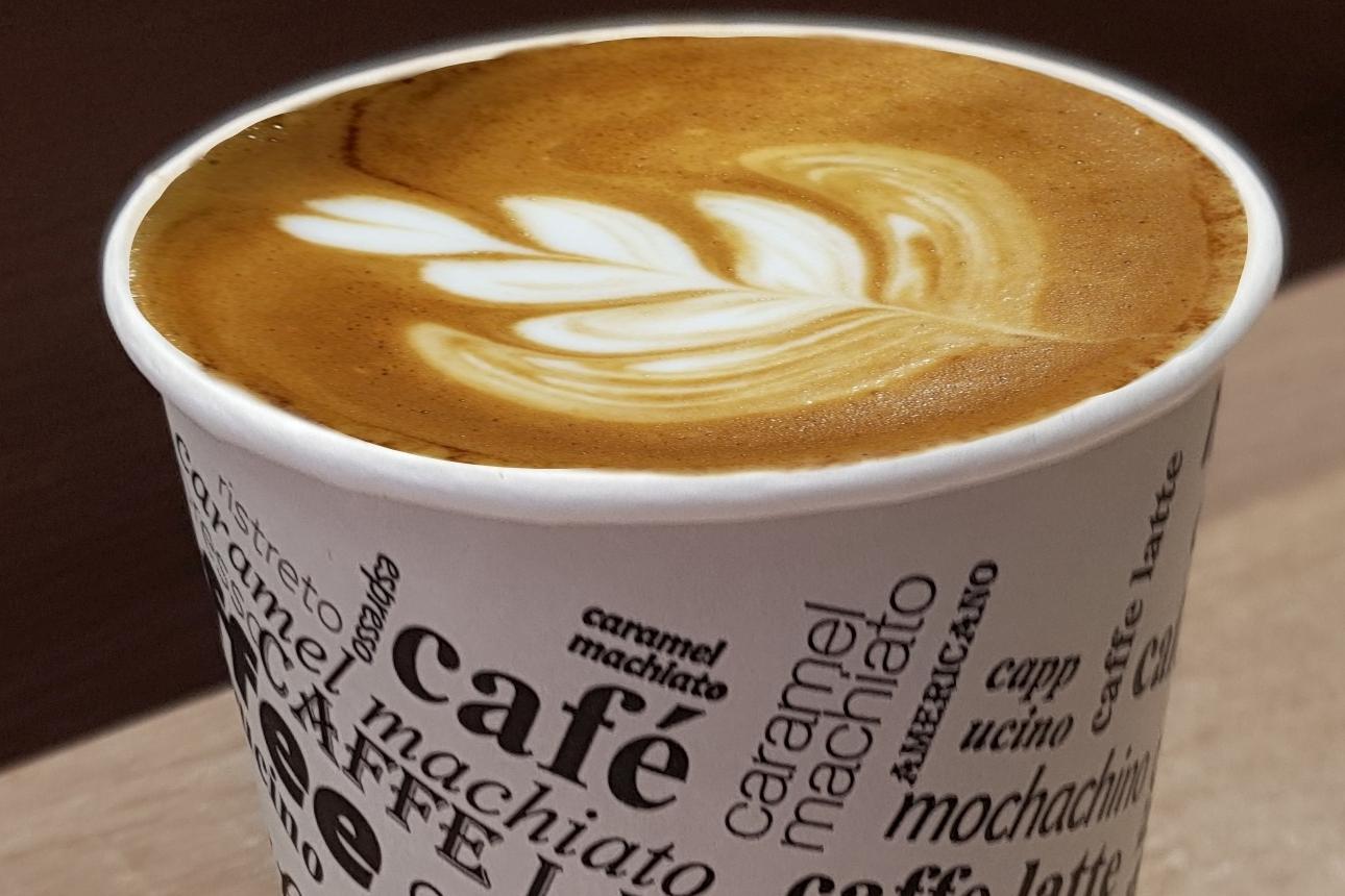 Velké dvojité Cafe Late 500ml - 100% Arabika