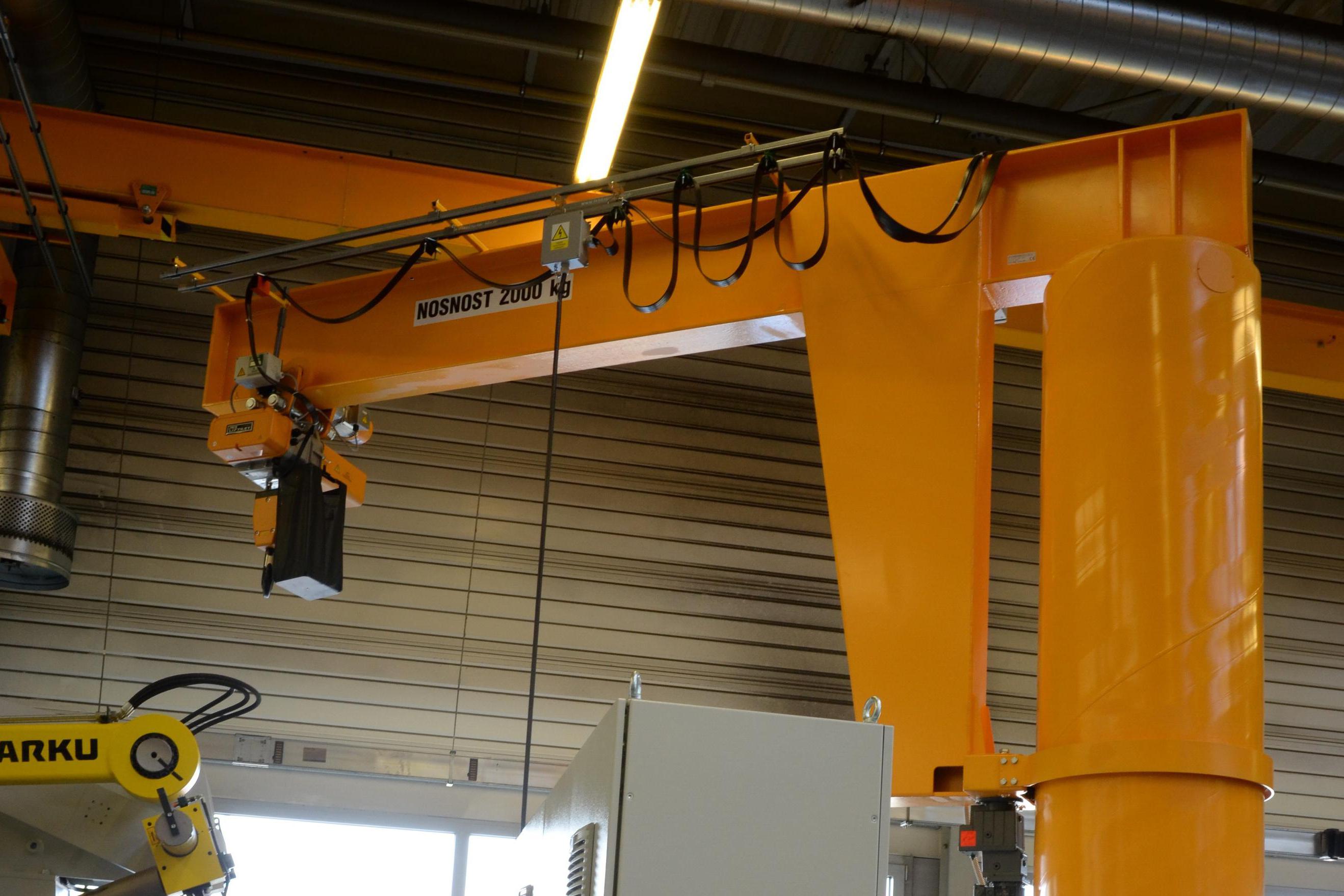 Sloupové otočné jeřáby 180° / 270° / 360°